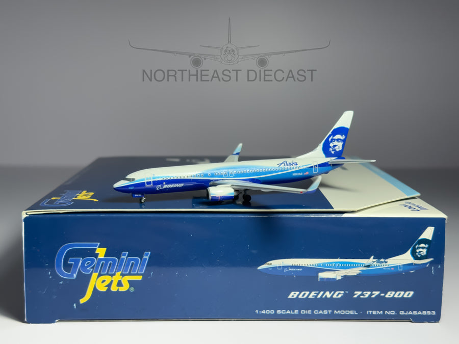 Alaska Airlines Boeing 737-800 1:400 Gemini Jets N512AS (GJASA893)