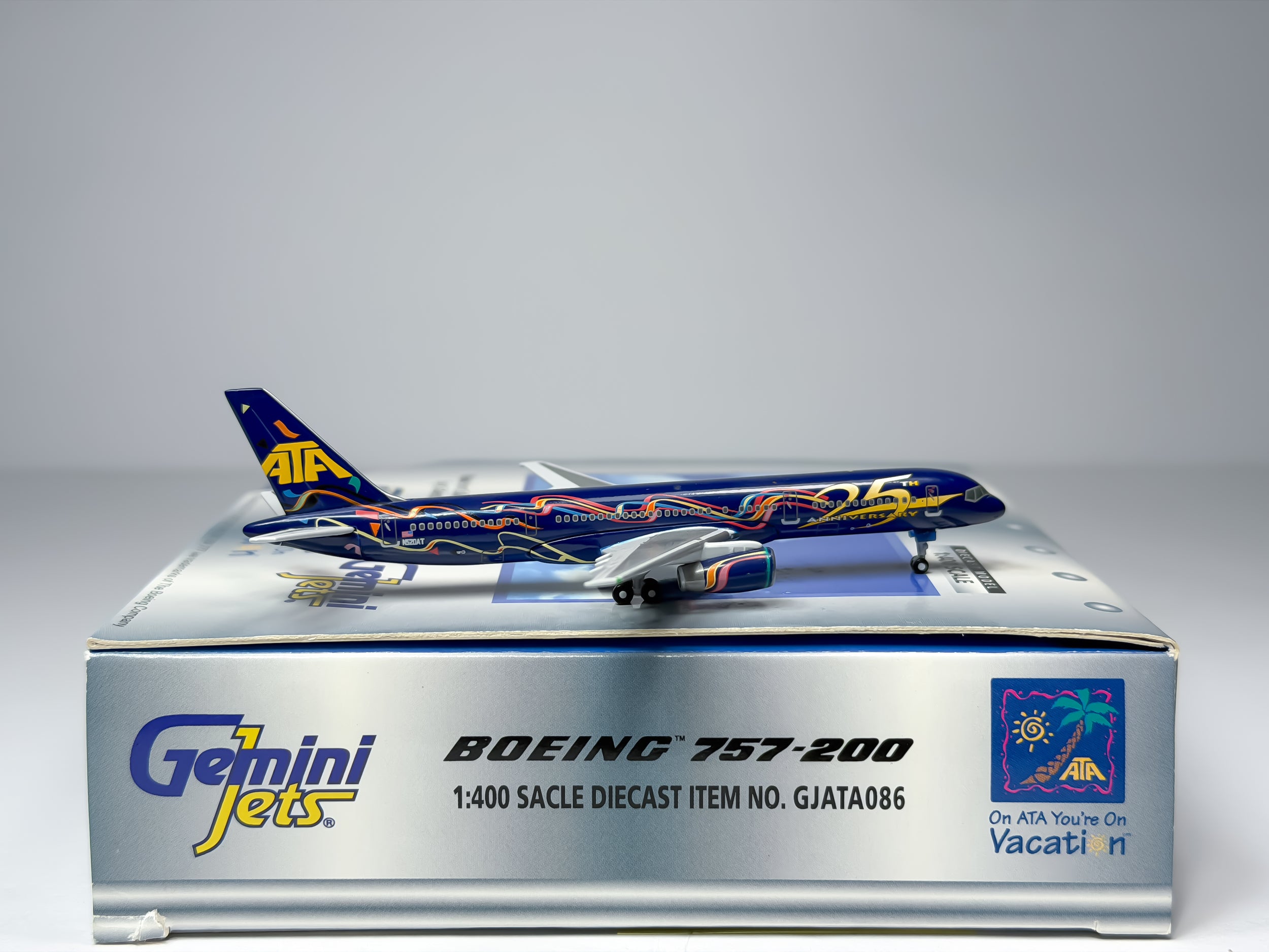 American Trans Air (ATA) Boeing 757-200 1:400 Gemini Jets N520AT (GJATA086)