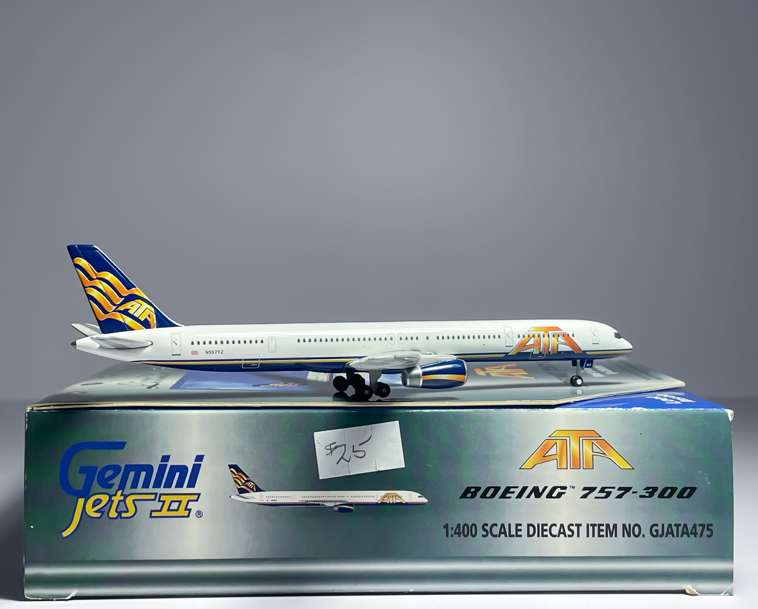 American Trans Air (ATA) Boeing 757-300 1:400 Gemini Jets N557TZ (GJATA475)