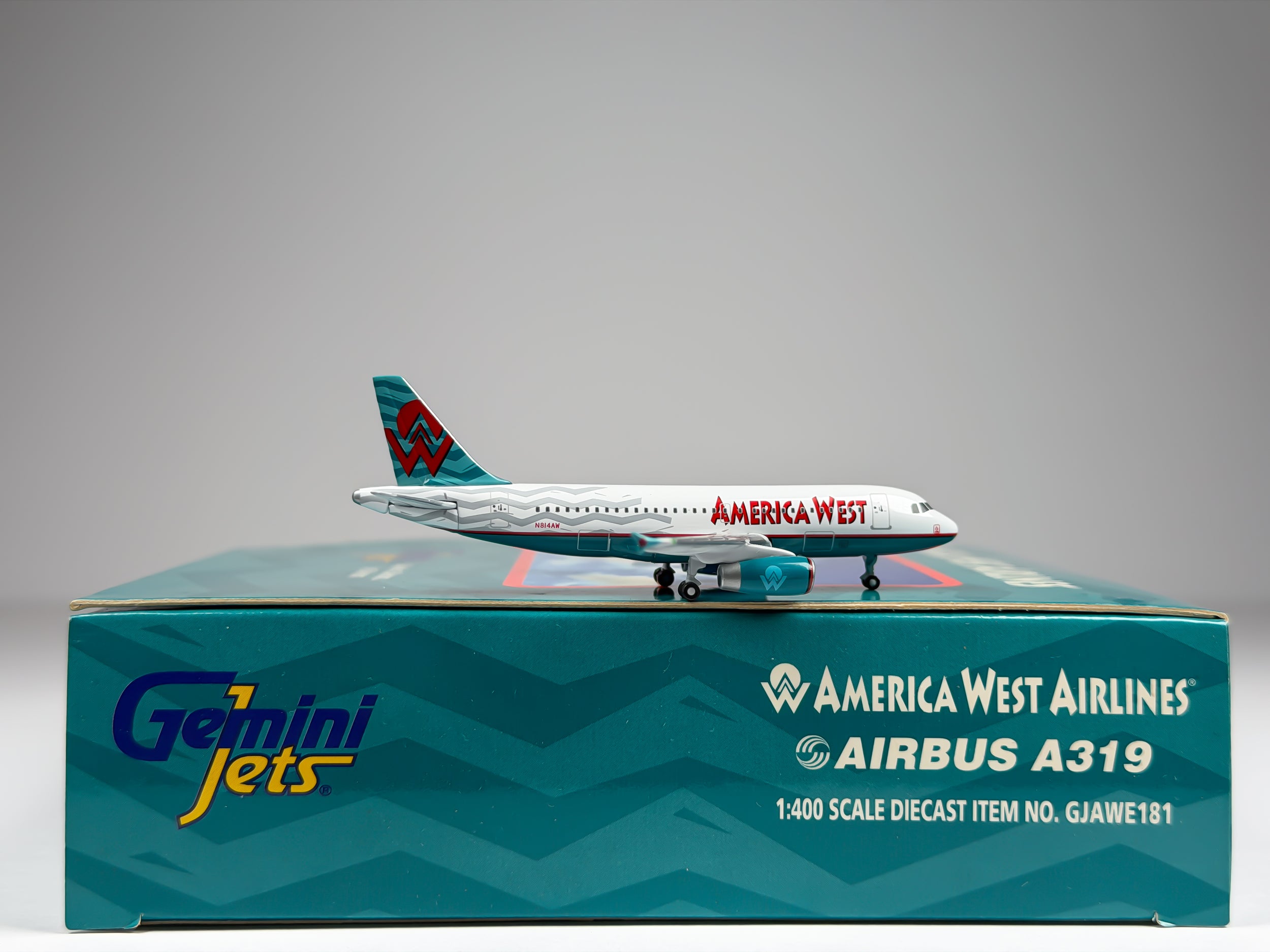 America West Airbus A319 1:400 Gemini Jets N814AW (GJAWE181)