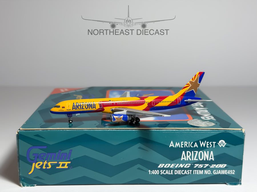 America West Airlines Boeing 757-200 1:400 Gemini Jets N901AW (GJAWE492)