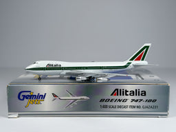 Alitalia Boeing 747-100 1:400 Gemini Jets I-DEMA (GJAZA231)