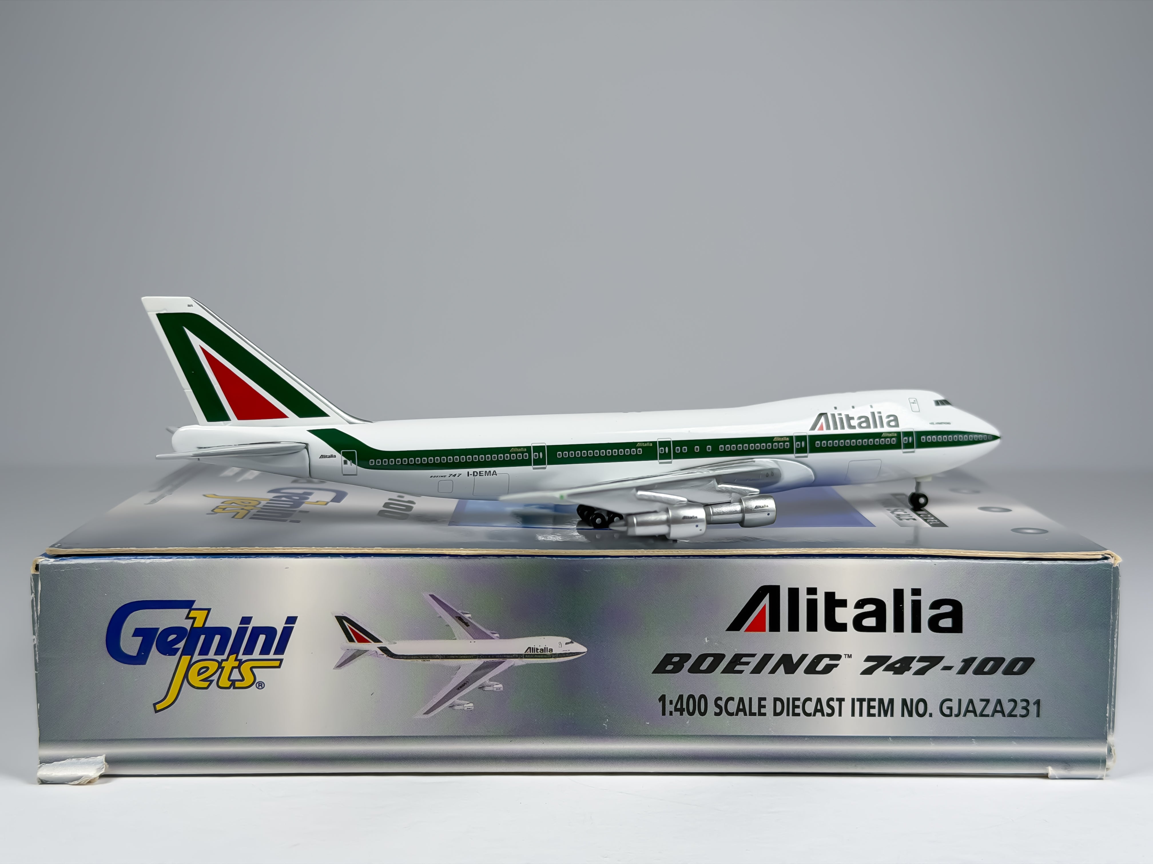 Alitalia Boeing 747-100 1:400 Gemini Jets I-DEMA (GJAZA231)
