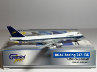 BOAC Boeing 747-100 1:400 Gemini Jets G-AWNB (GJBAW013)