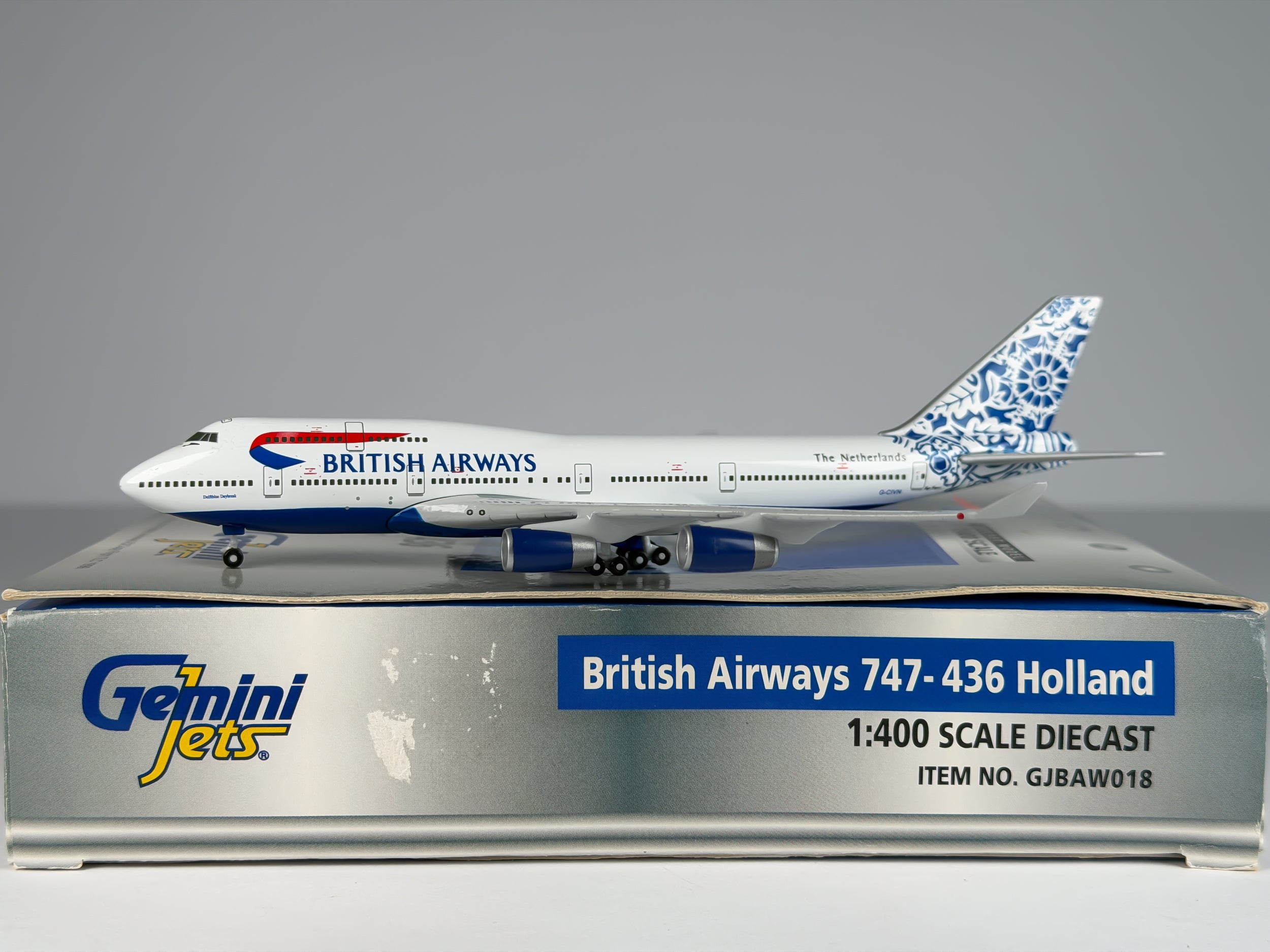 British Airways Boeing 747-400 1:400 Gemini Jets G-CIVN (GJBAW018)