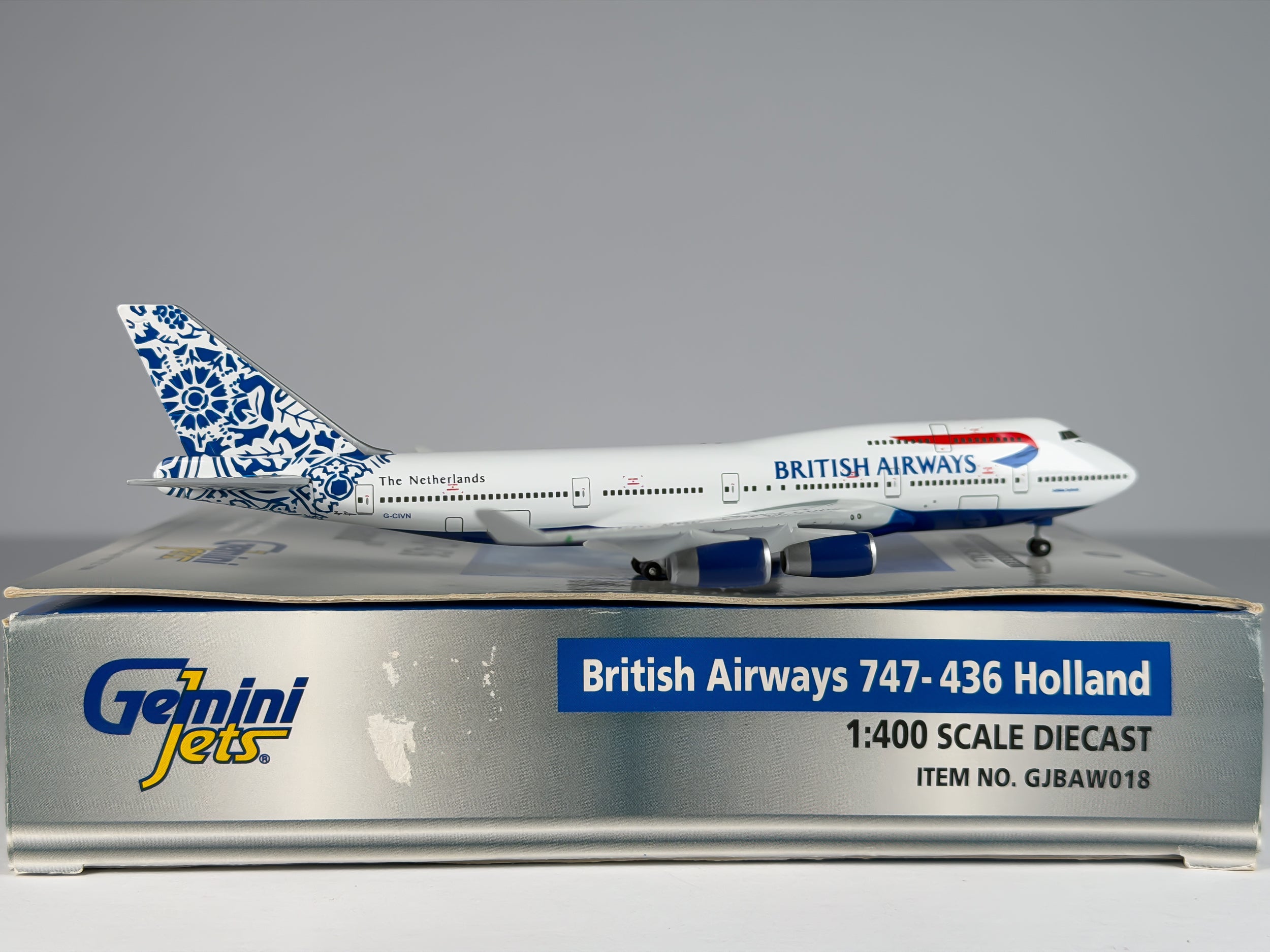 British Airways Boeing 747-400 1:400 Gemini Jets G-CIVN (GJBAW018)