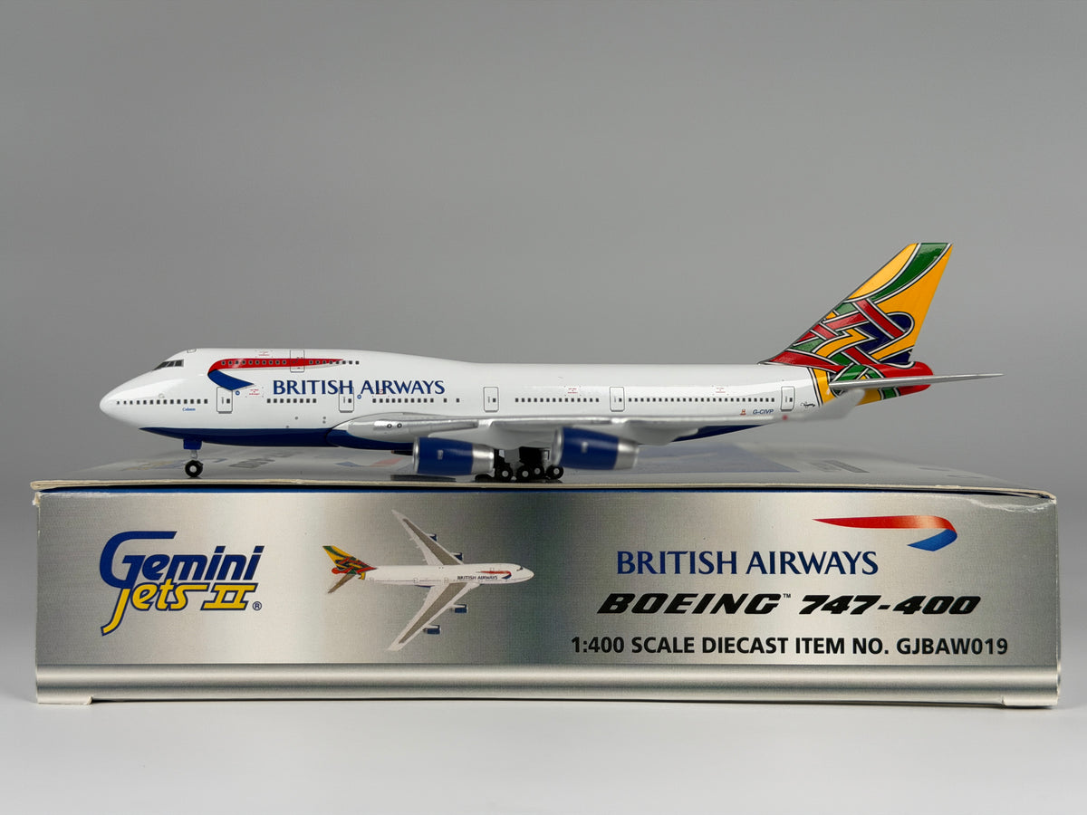 British Airways Boeing 747-400 1:400 Gemini Jets G-CIVP (GJBAW019)