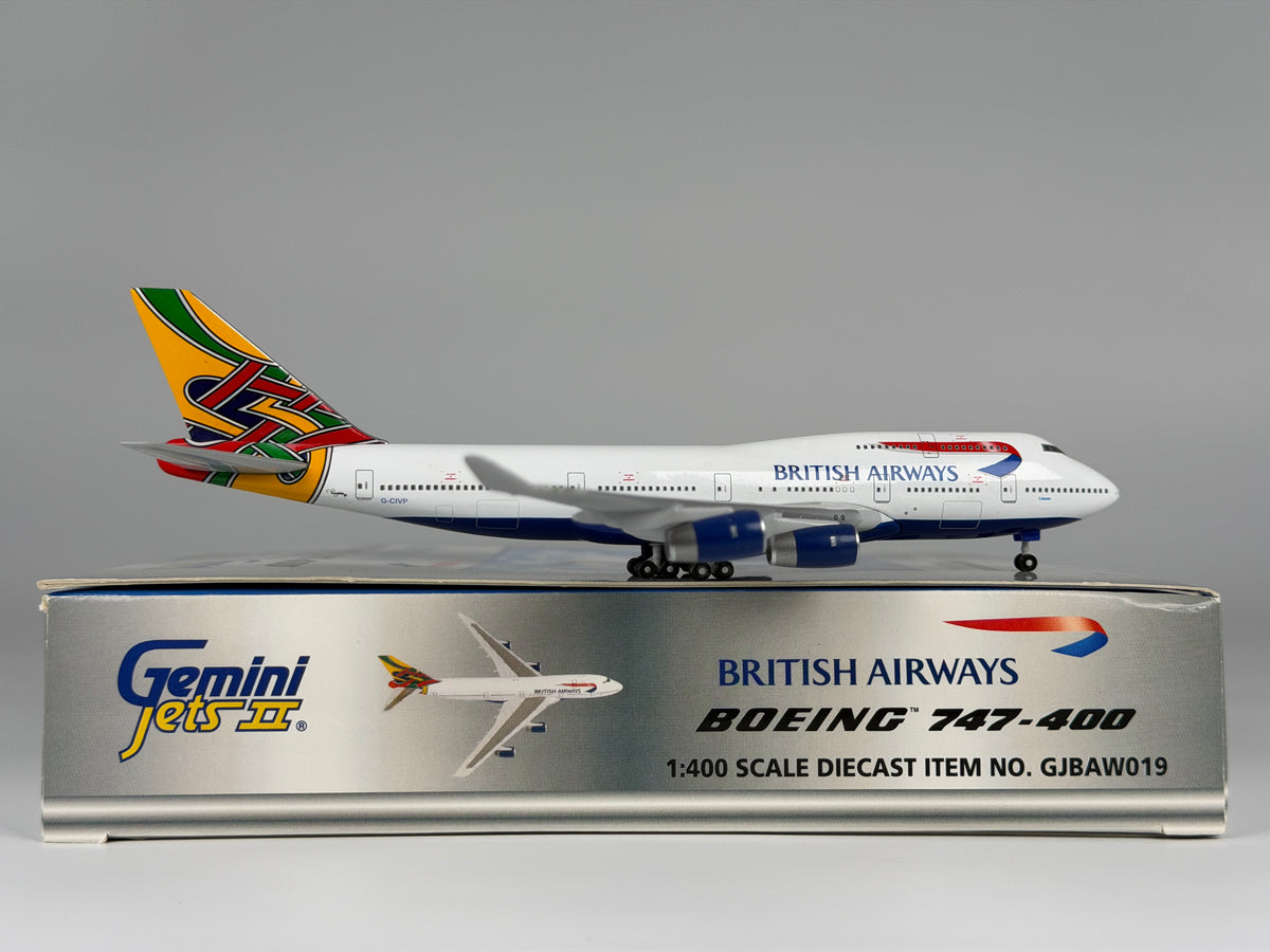 British Airways Boeing 747-400 1:400 Gemini Jets G-CIVP (GJBAW019)