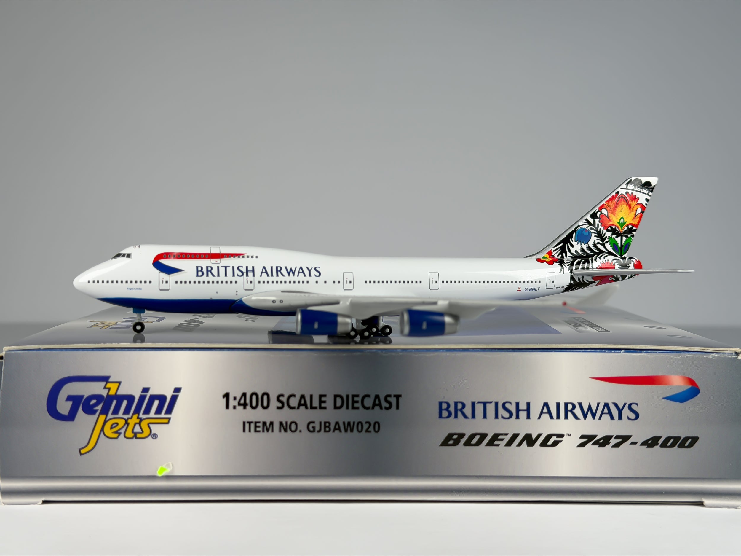 British Airways Boeing 747-400 1:400 Gemini Jets G-BNLT (GJBAW020)
