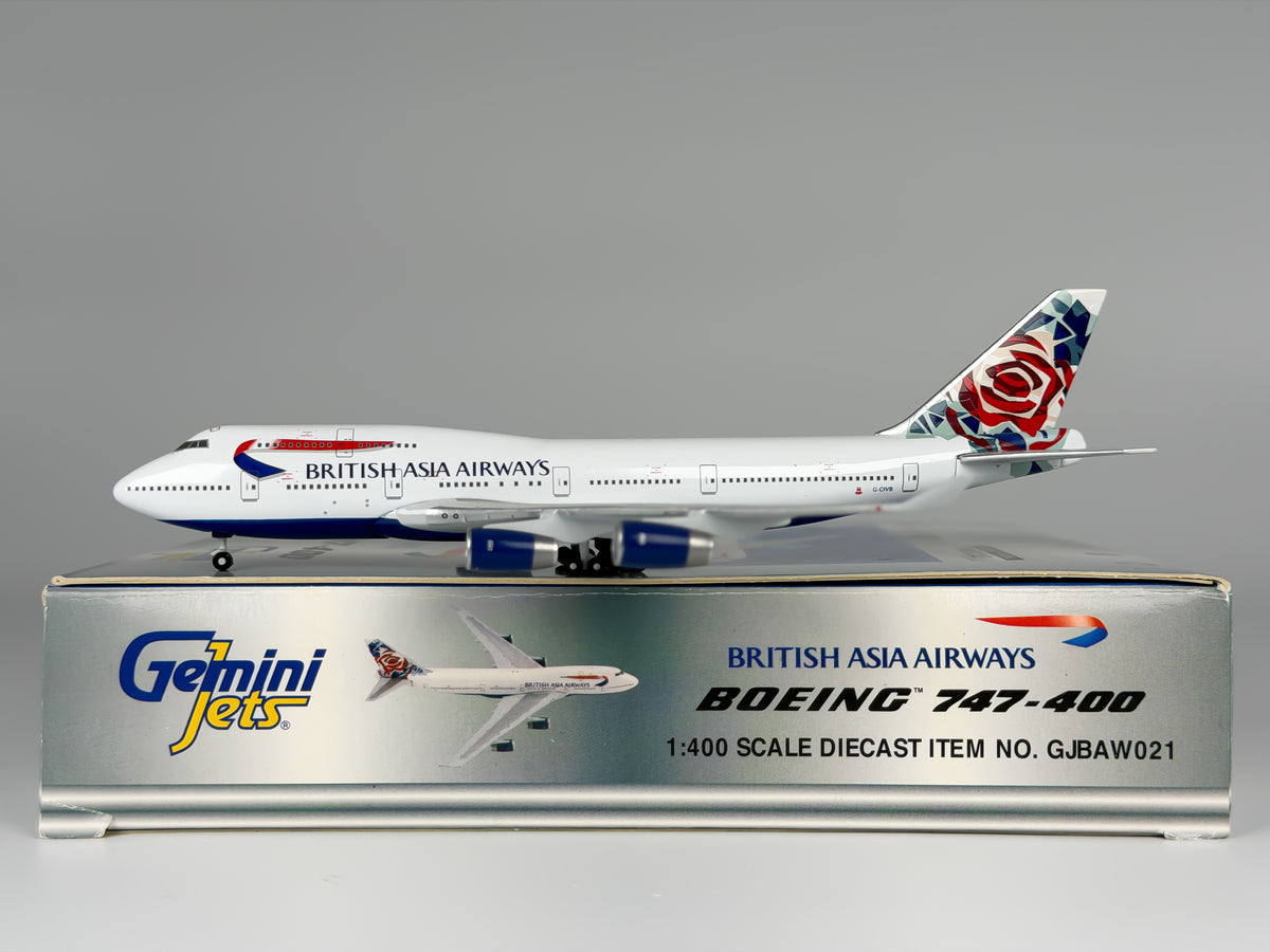 British Airways Boeing 747-400 1:400 Gemini Jets G-CIVB (GJBAW021)