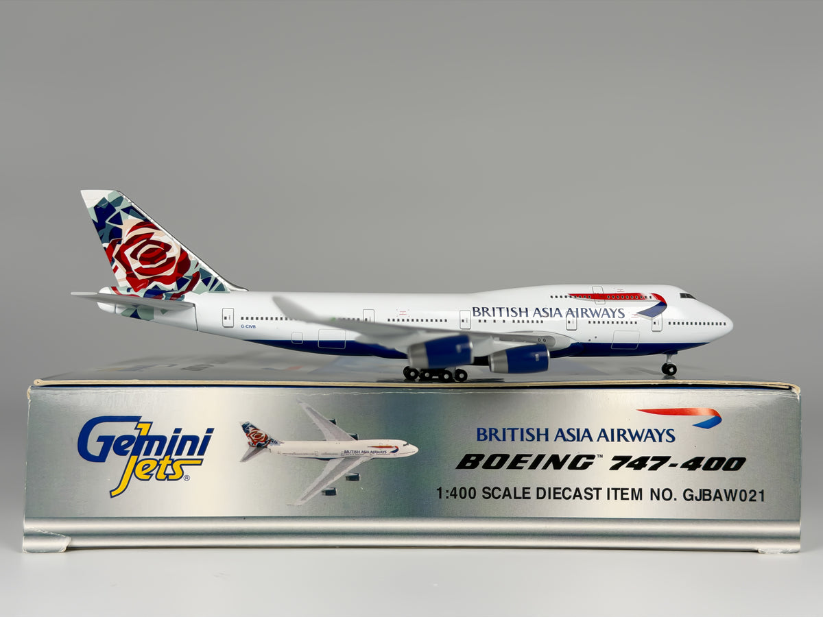 British Airways Boeing 747-400 1:400 Gemini Jets G-CIVB (GJBAW021)