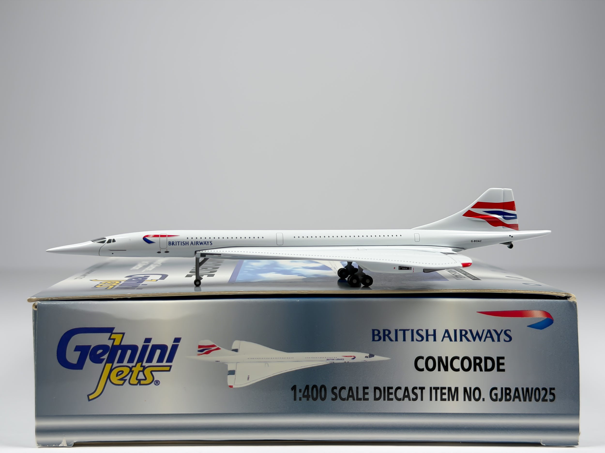 British Airways Aerospatiale/BAC Concorde 1:400 Gemini Jets G-BOAC (GJBAW025)