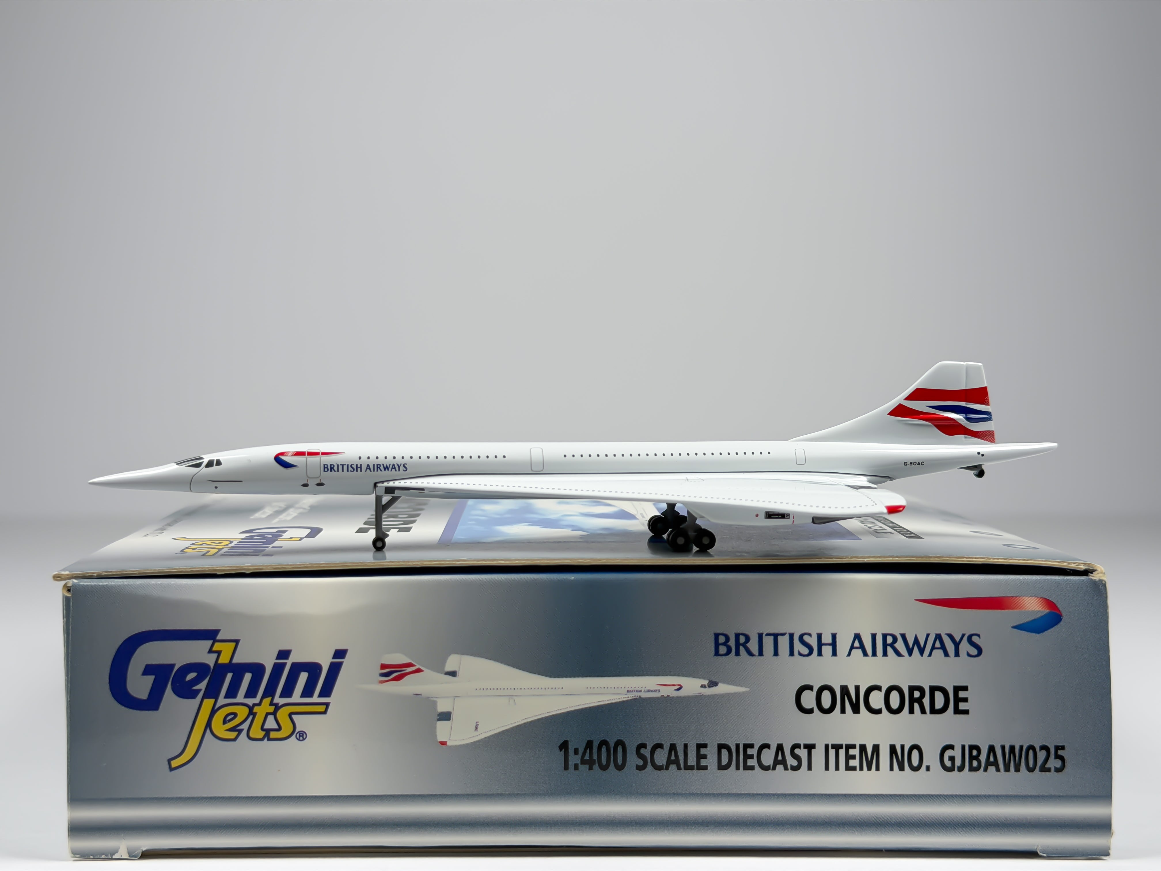 British Airways Aerospatiale/BAC Concorde 1:400 Gemini Jets G-BOAC (GJBAW025)