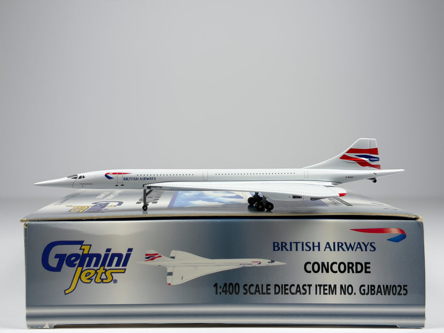 British Airways Aerospatiale/BAC Concorde 1:400 Gemini Jets G-BOAC (GJBAW025)