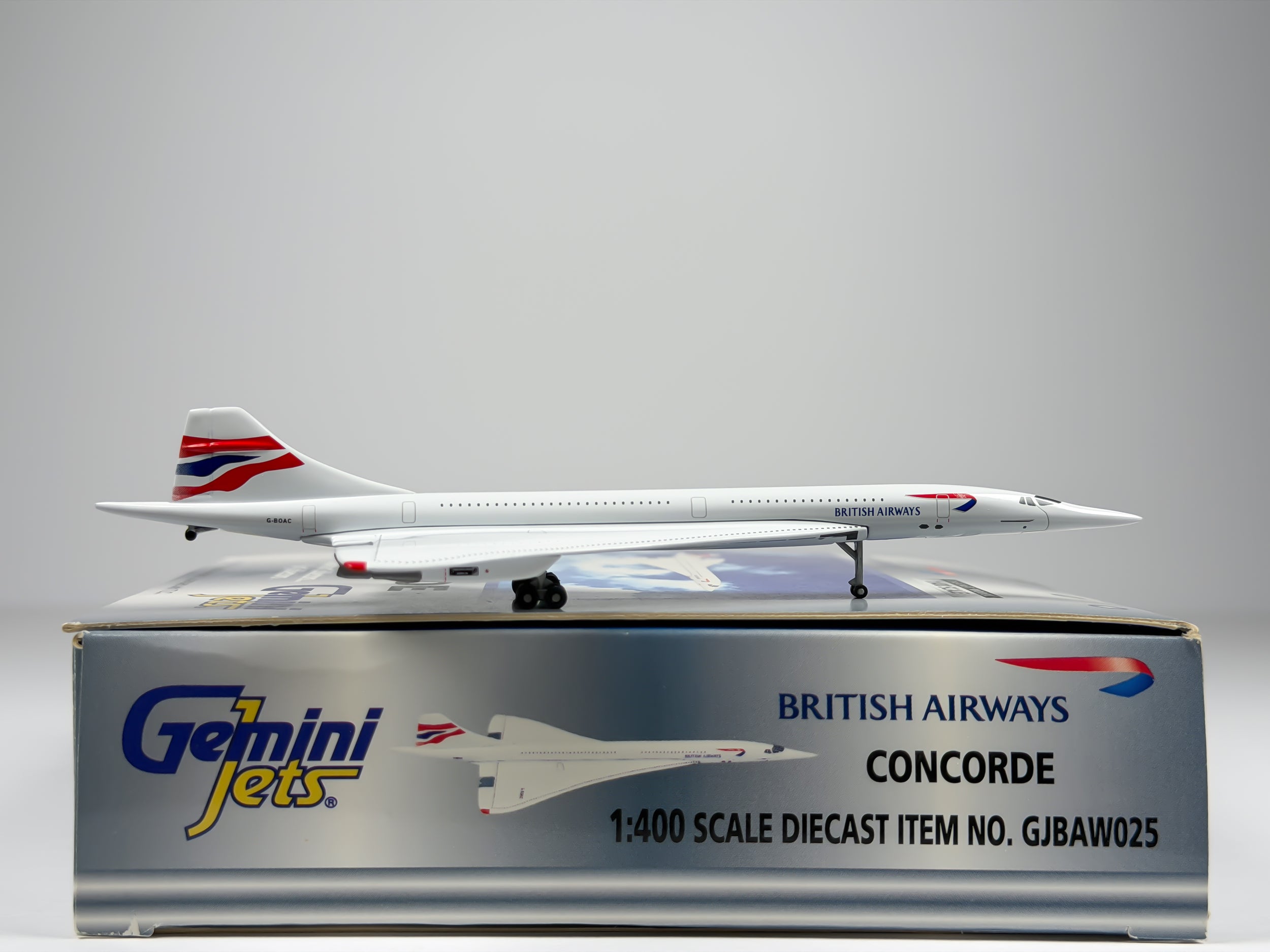 British Airways Aerospatiale/BAC Concorde 1:400 Gemini Jets G-BOAC (GJBAW025)