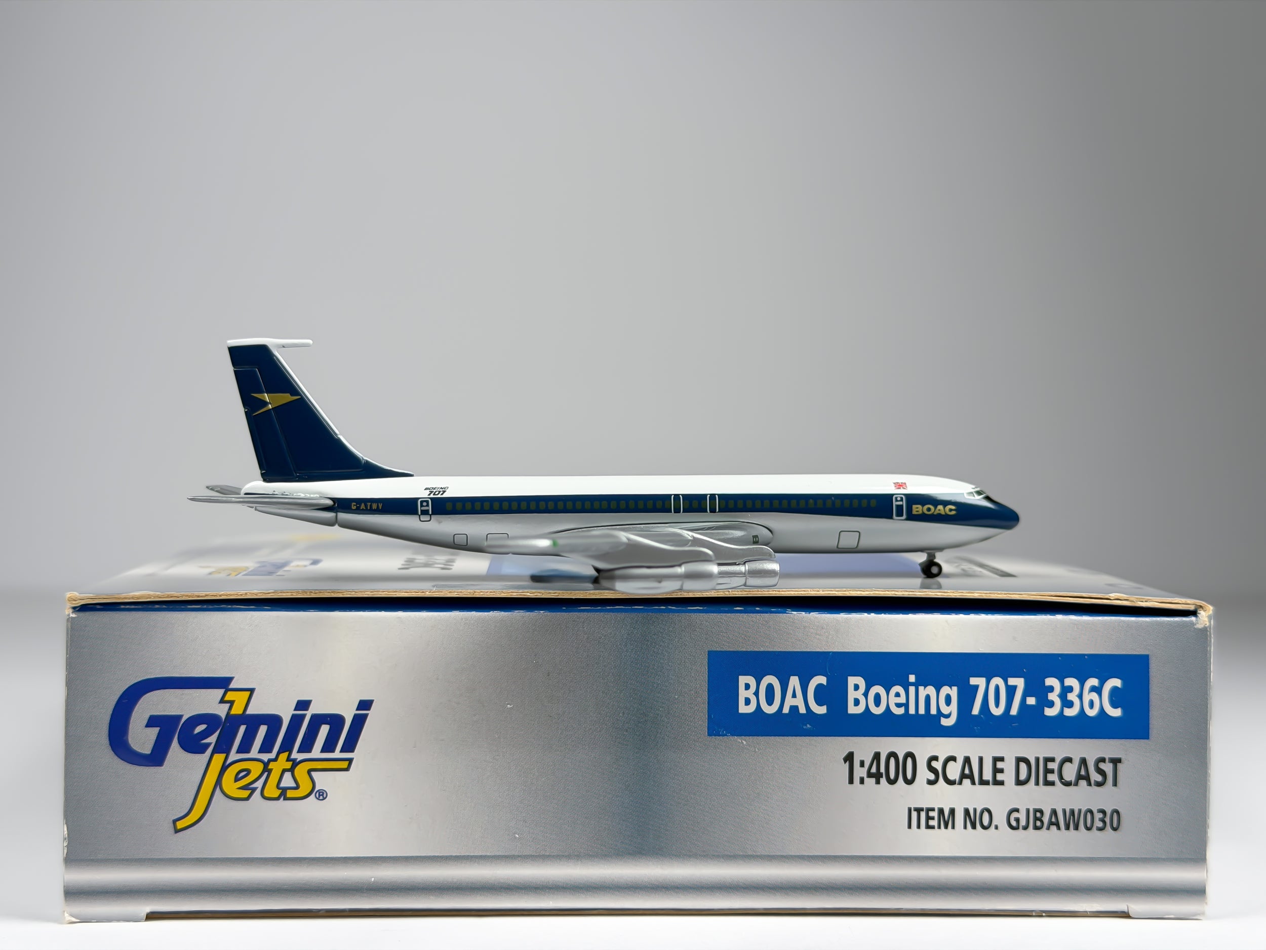 BOAC Boeing 707-300 1:400 Gemini Jets G-ATWV (GJBAW030)