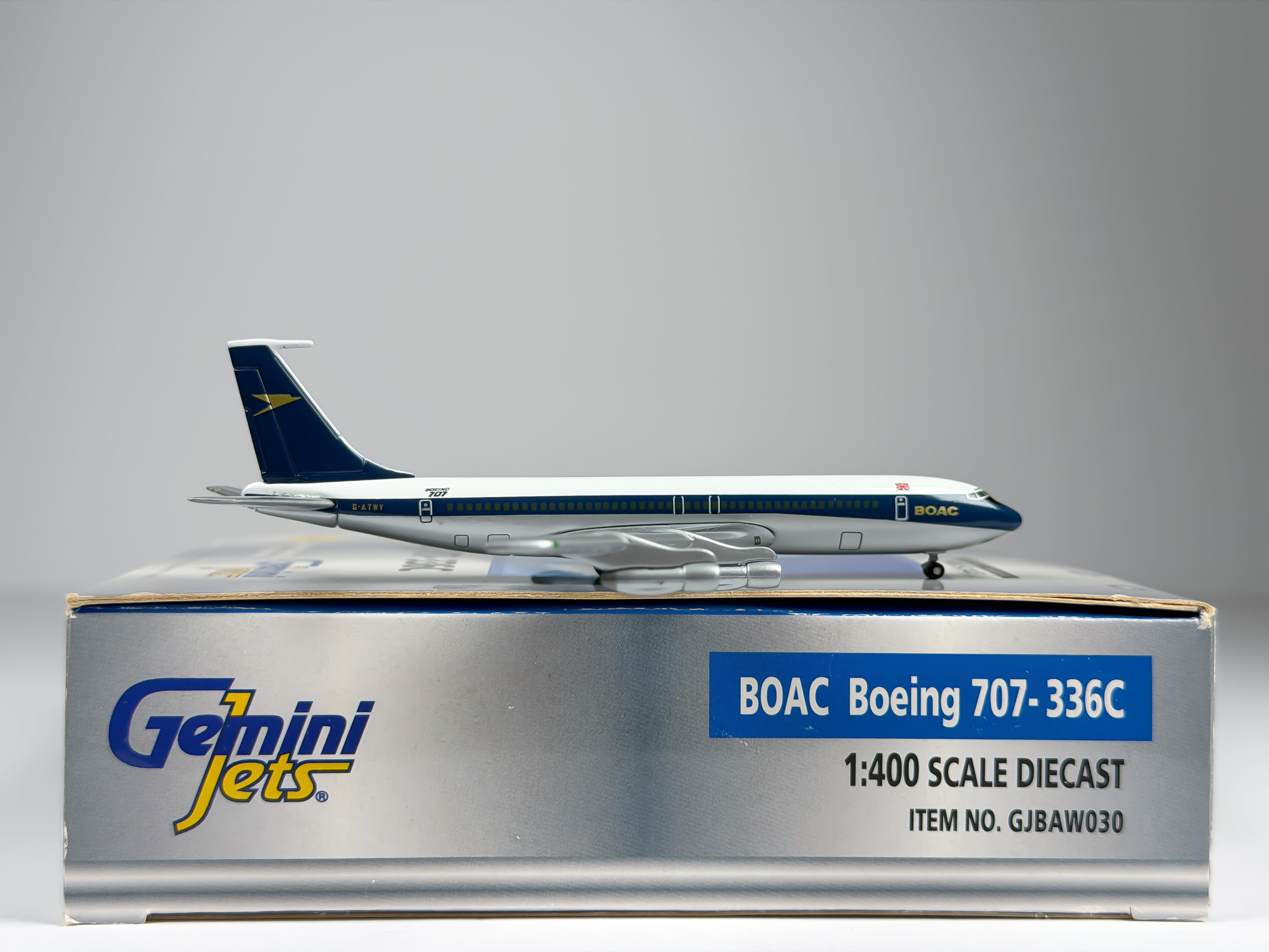 BOAC Boeing 707-300 1:400 Gemini Jets G-ATWV (GJBAW030)