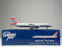 British Airways Boeing 757-200 1:400 Gemini Jets G-CPET (GJBAW1014)