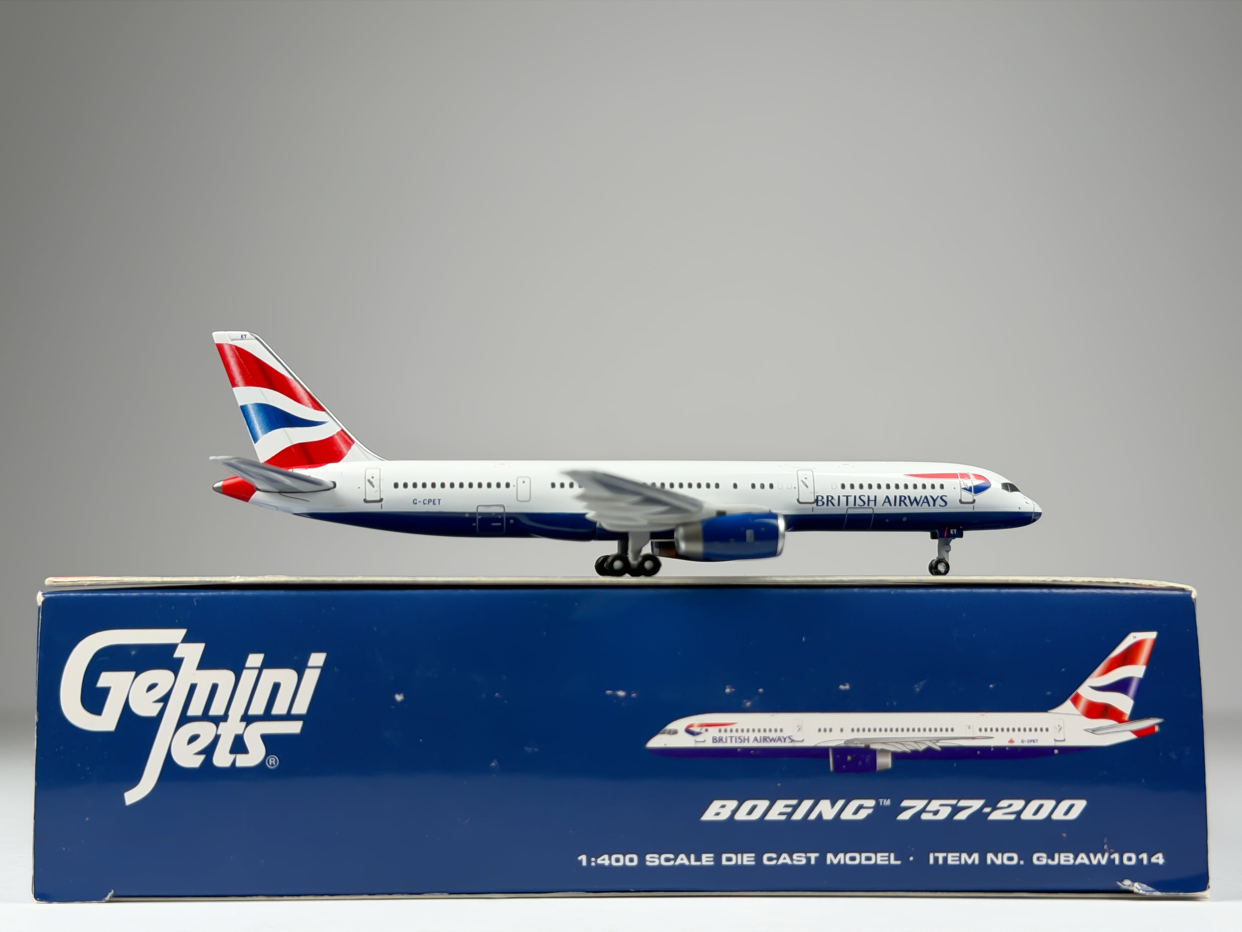 British Airways Boeing 757-200 1:400 Gemini Jets G-CPET (GJBAW1014)