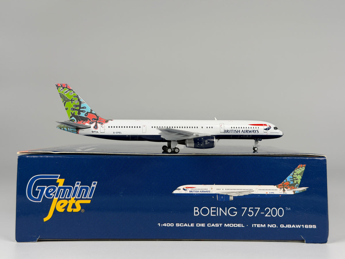 British Airways Boeing 757-200 1:400 Gemini Jets G-CPEL (GJBAW1695)