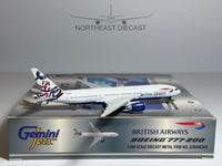British Airways Boeing 777-200 1:400 Gemini Jets G-VIIN (GJBAW269)