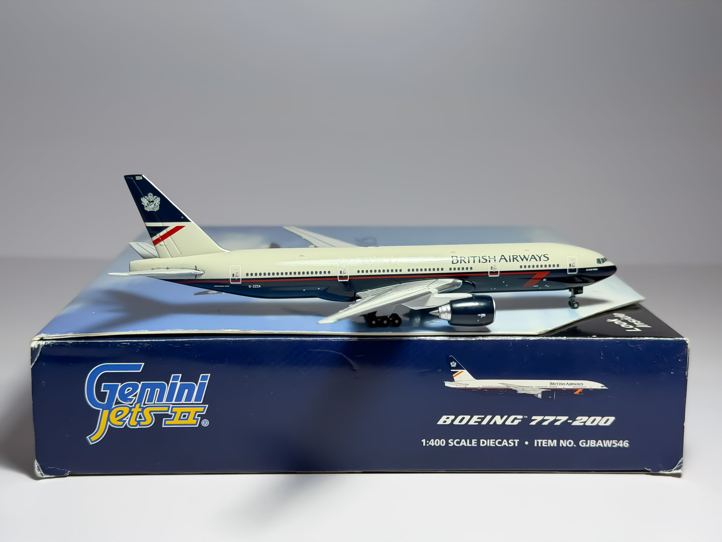 British Airways Boeing 777-200 1:400 Gemini Jets G-ZZZA (GJBAW546)