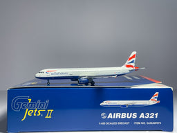 British Airways Airbus A321 1:400 Gemini Jets G-EUXD (GJBAW579)