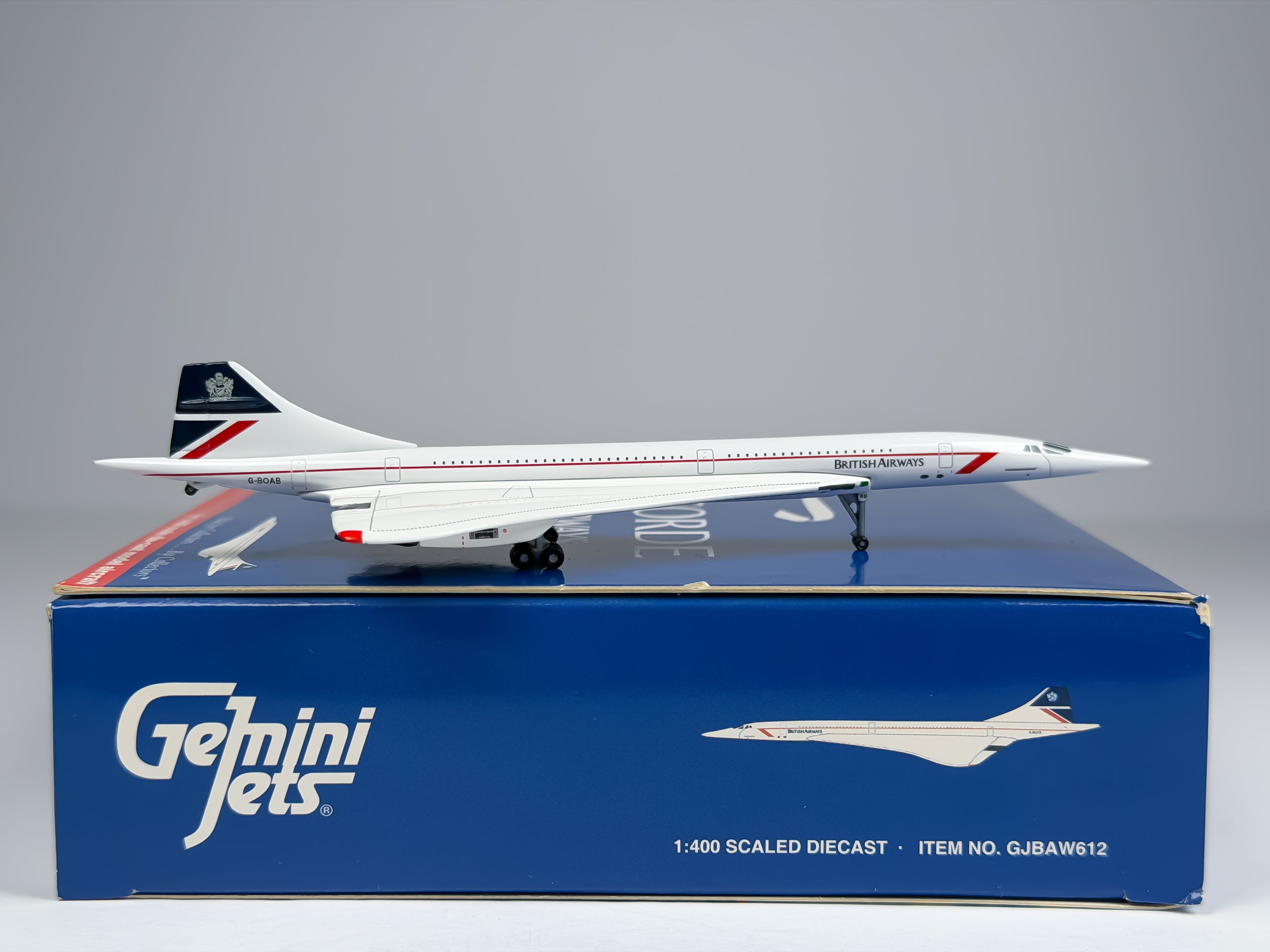 British Airways Aerospatiale/BAC Concorde 1:400 Gemini Jets G-BOAB (GJBAW612)