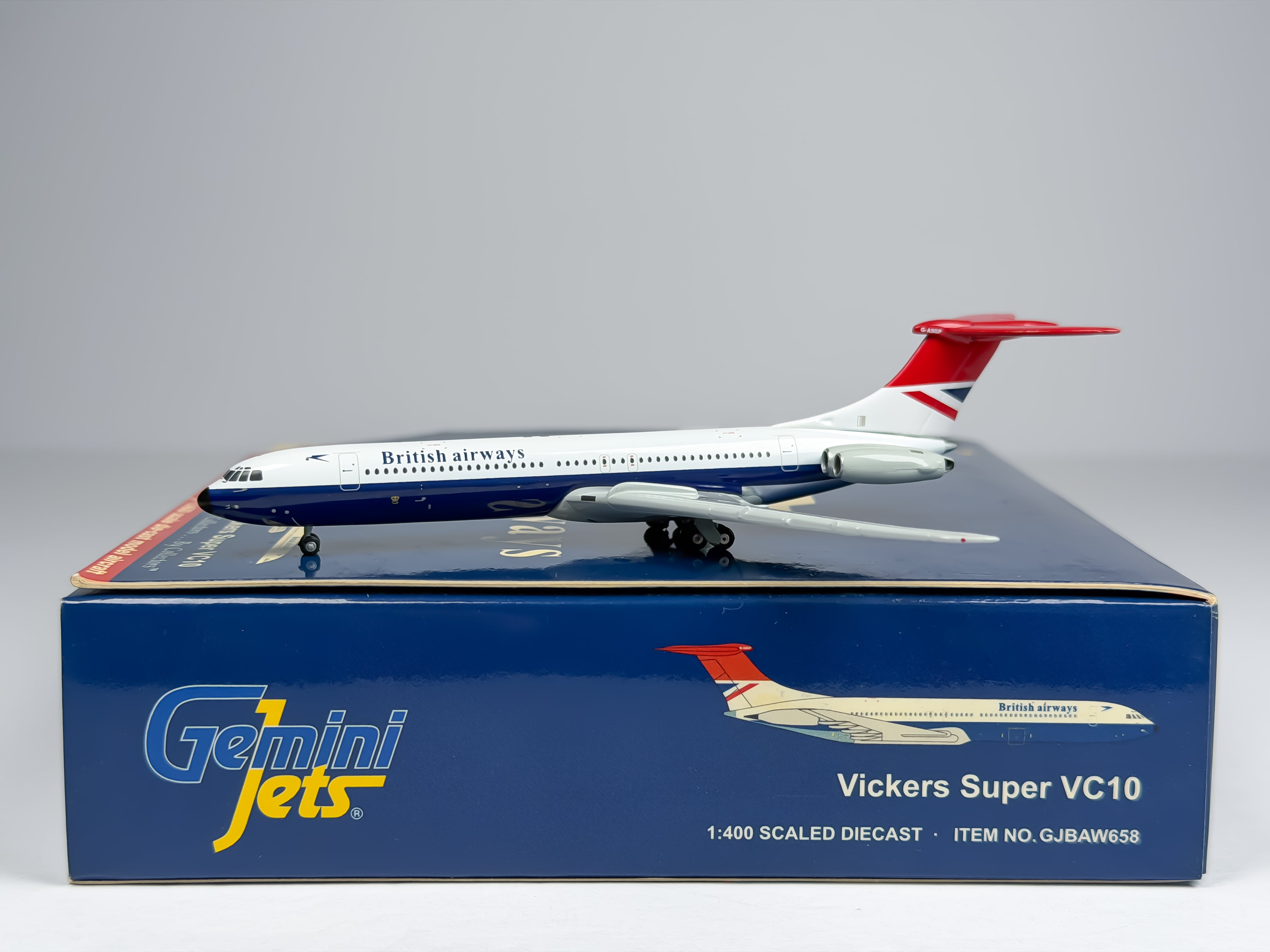 British Airways Vickers VC-10 1:400 Gemini Jets G-ASGP (GJBAW658)