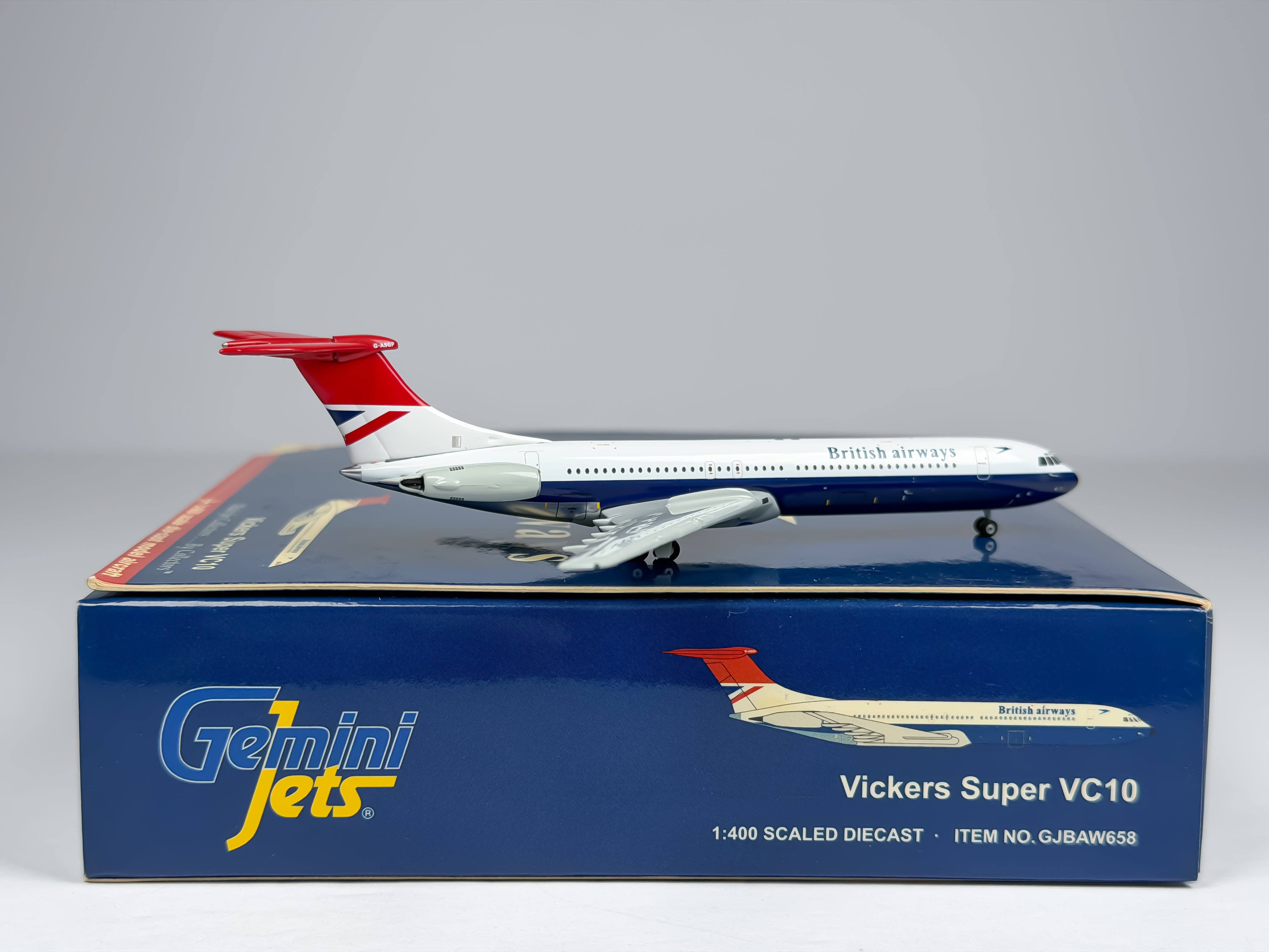 British Airways Vickers VC-10 1:400 Gemini Jets G-ASGP (GJBAW658)