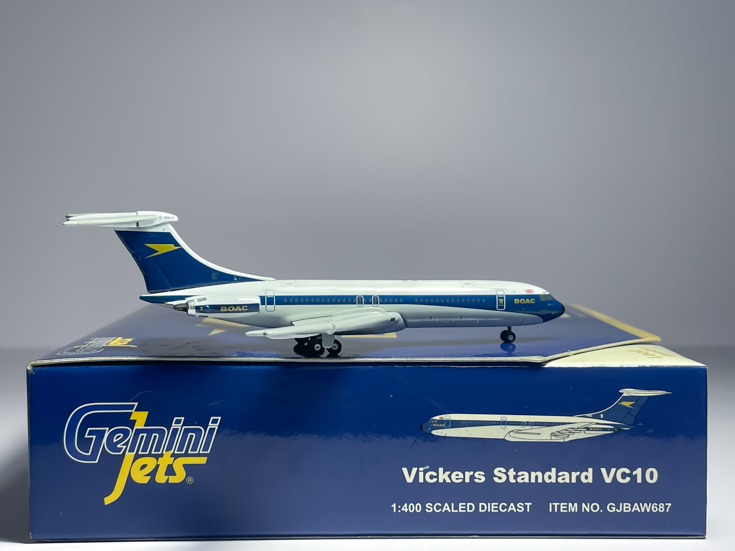 BOAC Vickers VC-10 1:400 Gemini Jets G-ARVH (GJBAW687)