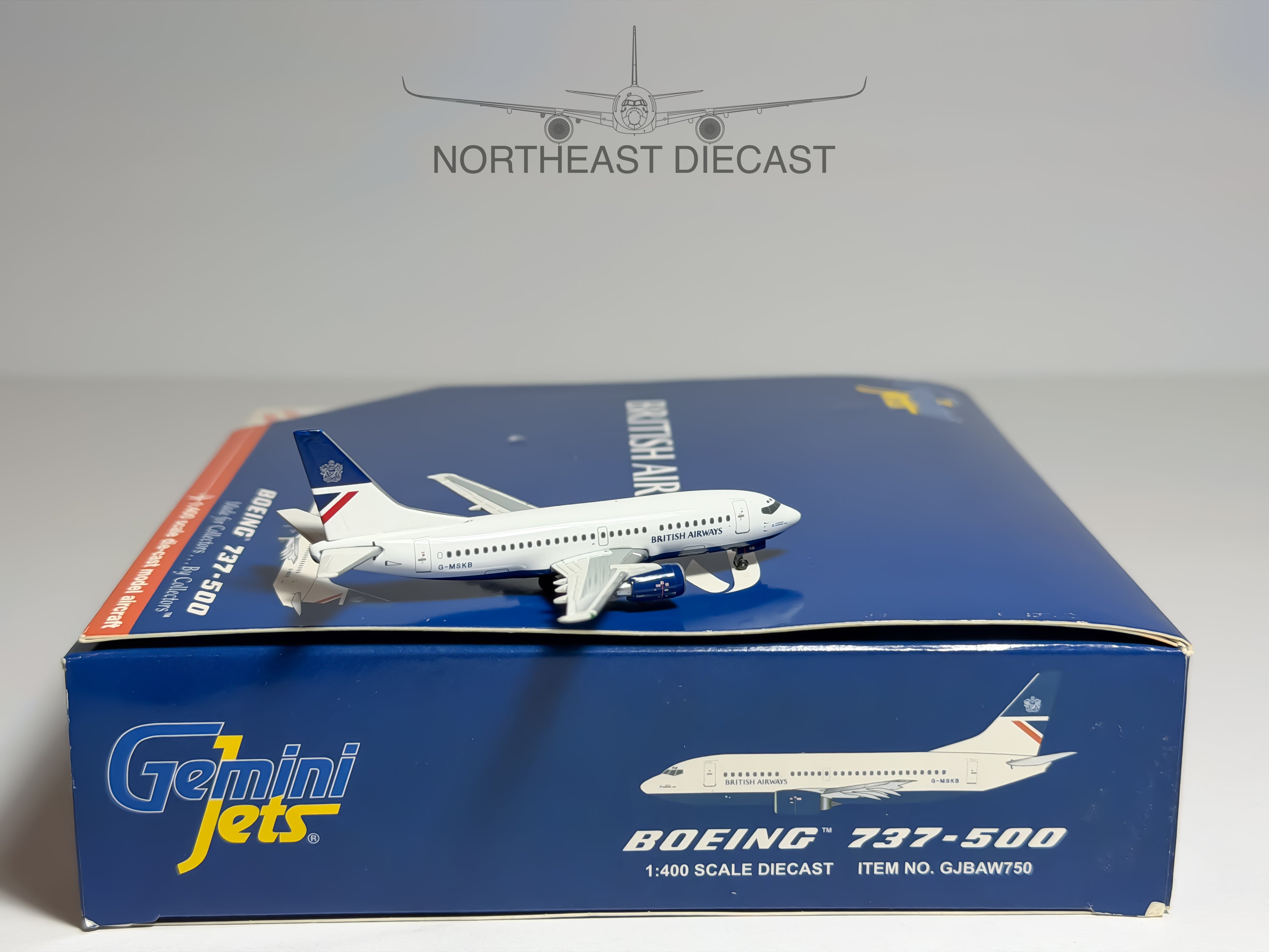 British Airways Boeing 737-500 1:400 Gemini Jets G-MSKB (GJBAW750)