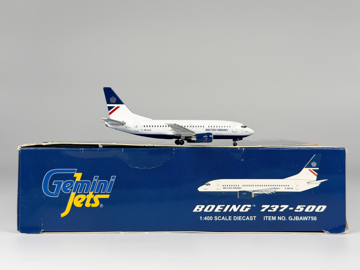British Airways Boeing 737-500 1:400 Gemini Jets G-MSKB (GJBAW750)