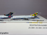 British Airways Boeing 727-200 1:400 Gemini Jets ZS-OBM & ZS-NOU & ZS-OBO (GJBAWSET3)