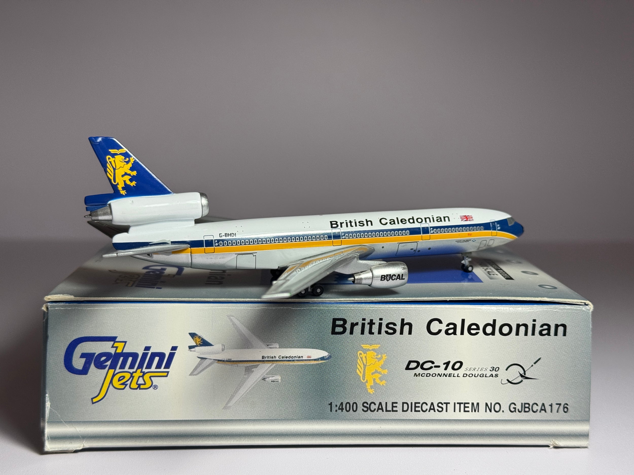 British Caledonian McDonnell Douglas DC-10-30 1:400 Gemini Jets G-BHDI (GJBCA176)