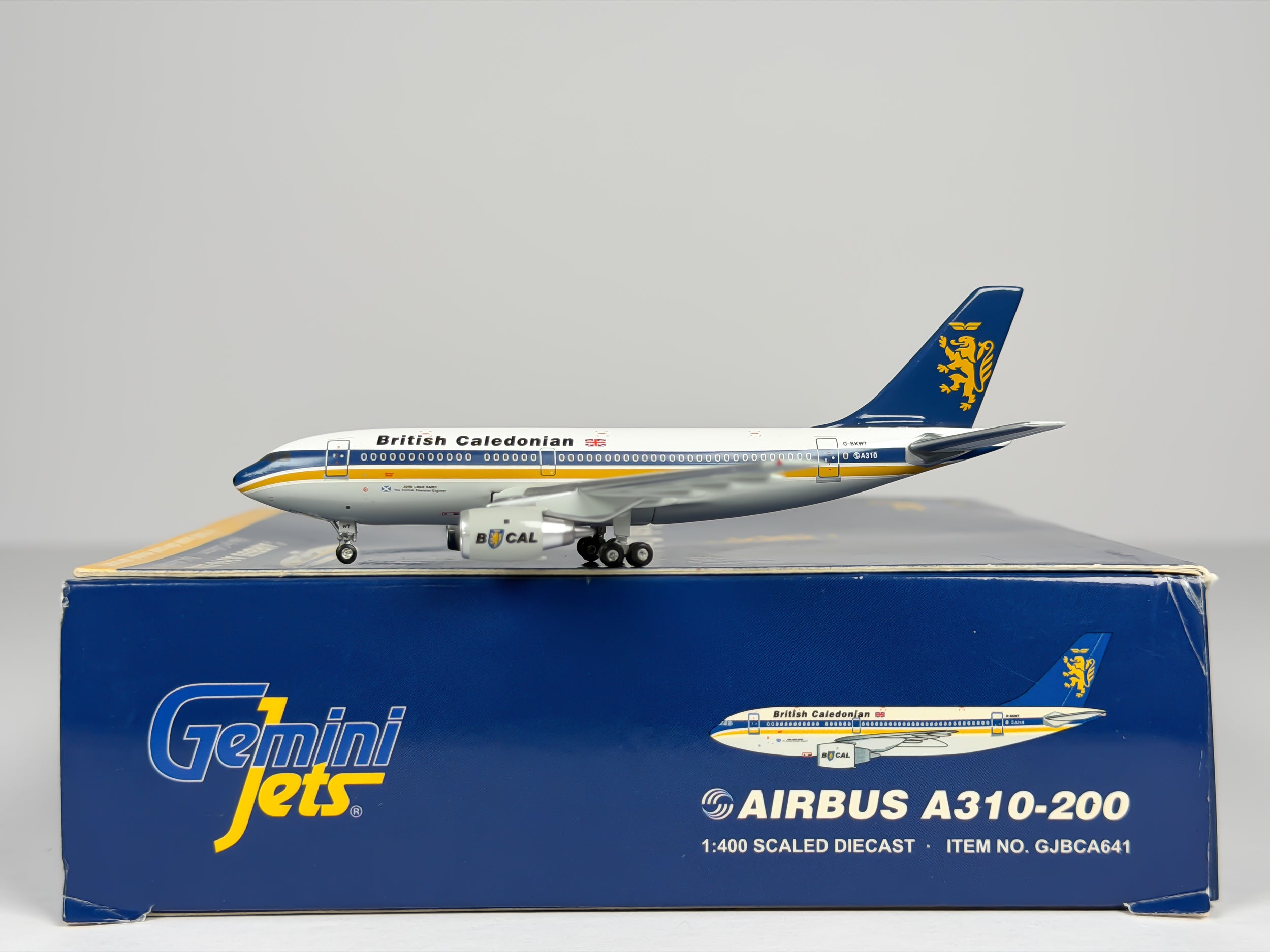 British Caledonian Airbus A310-300 1:400 Gemini Jets G-BKWT (GJBCA641)