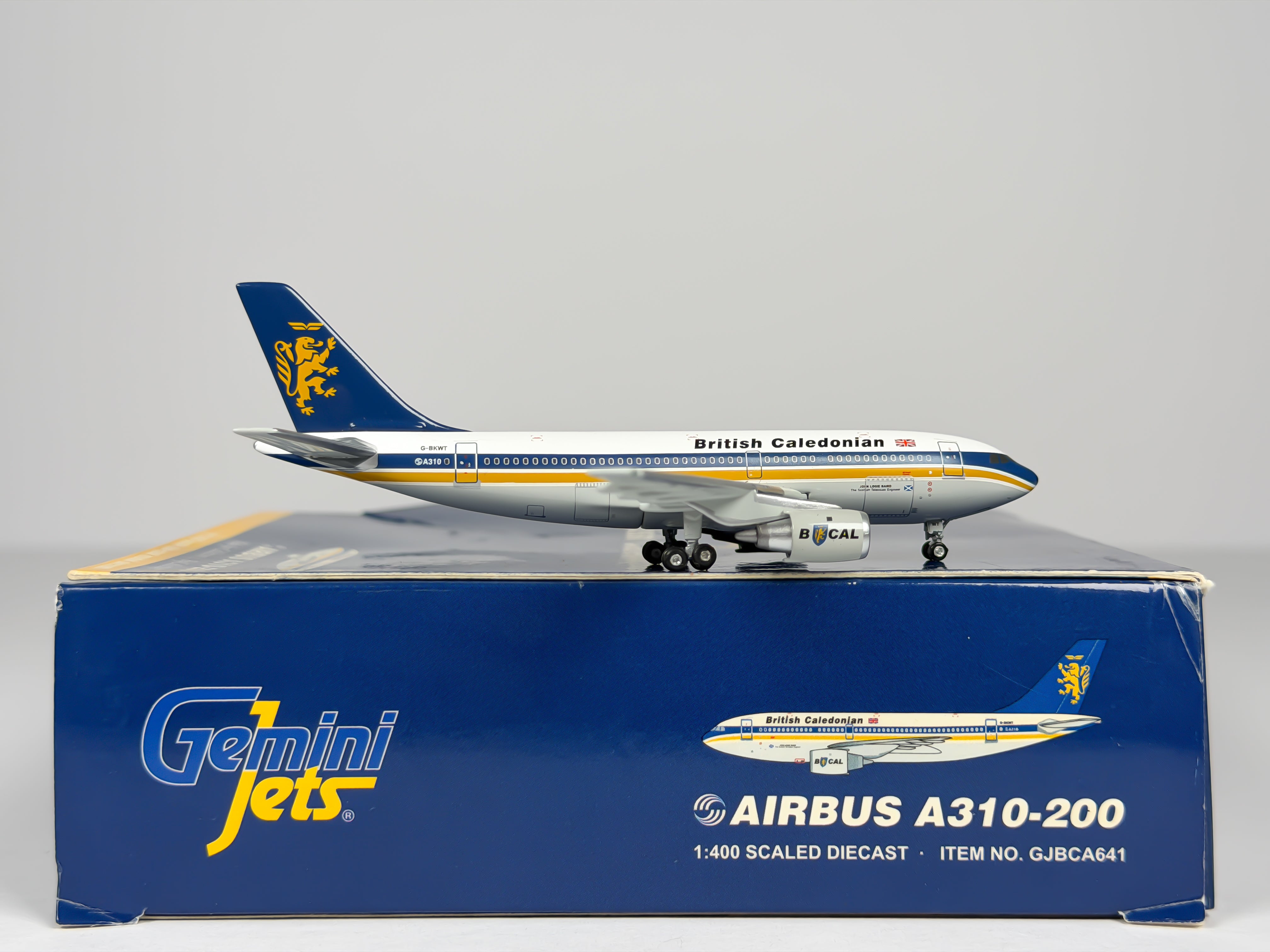 British Caledonian Airbus A310-300 1:400 Gemini Jets G-BKWT (GJBCA641)