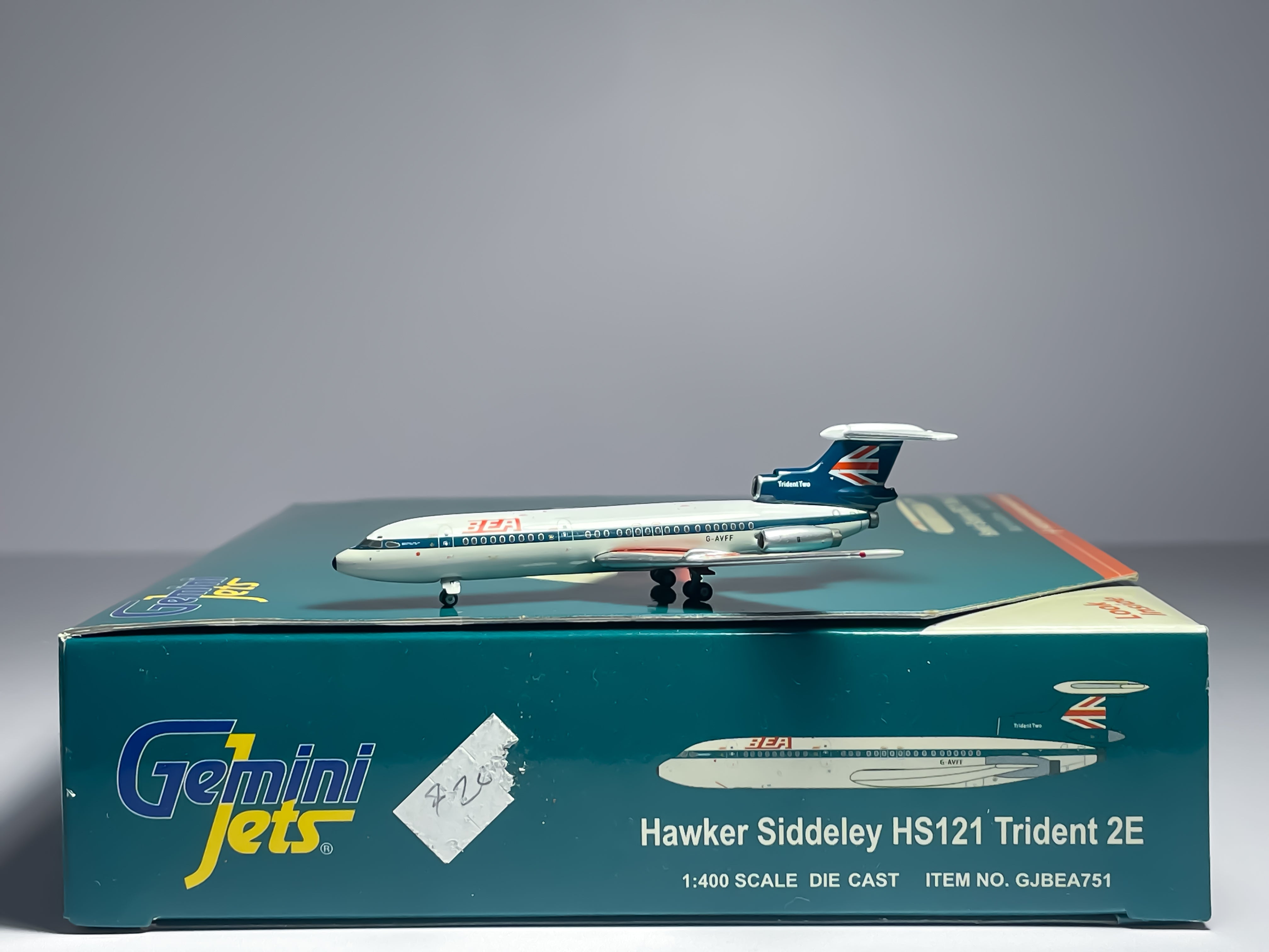 British European Airways (BEA) Hawker Siddeley HS-121 Trident 1:400 Gemini Jets G-AVFF (GJBEA751)