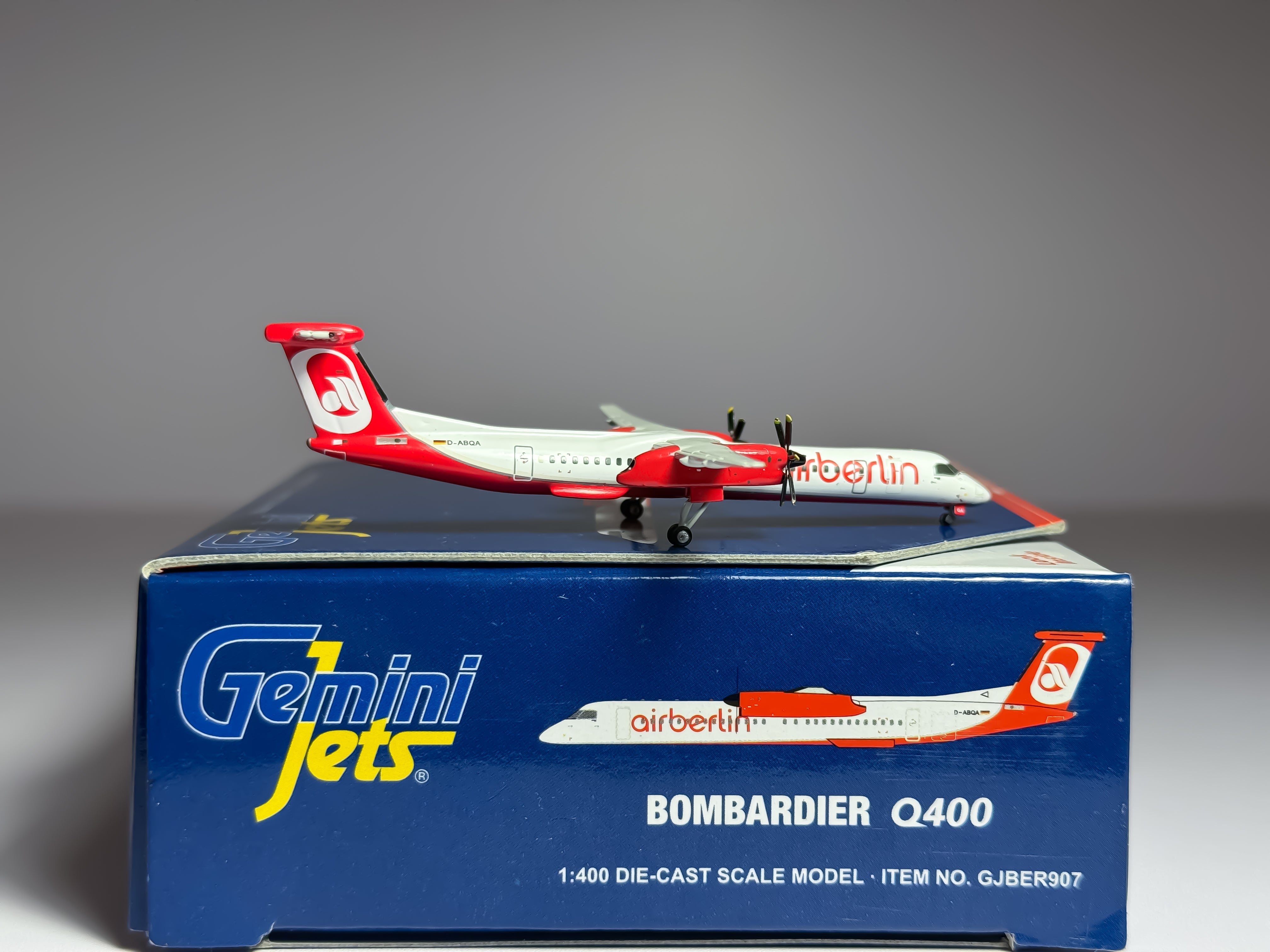 Air Berlin De Havilland Q400 1:400 Gemini Jets D-ABQA (GJBER907)