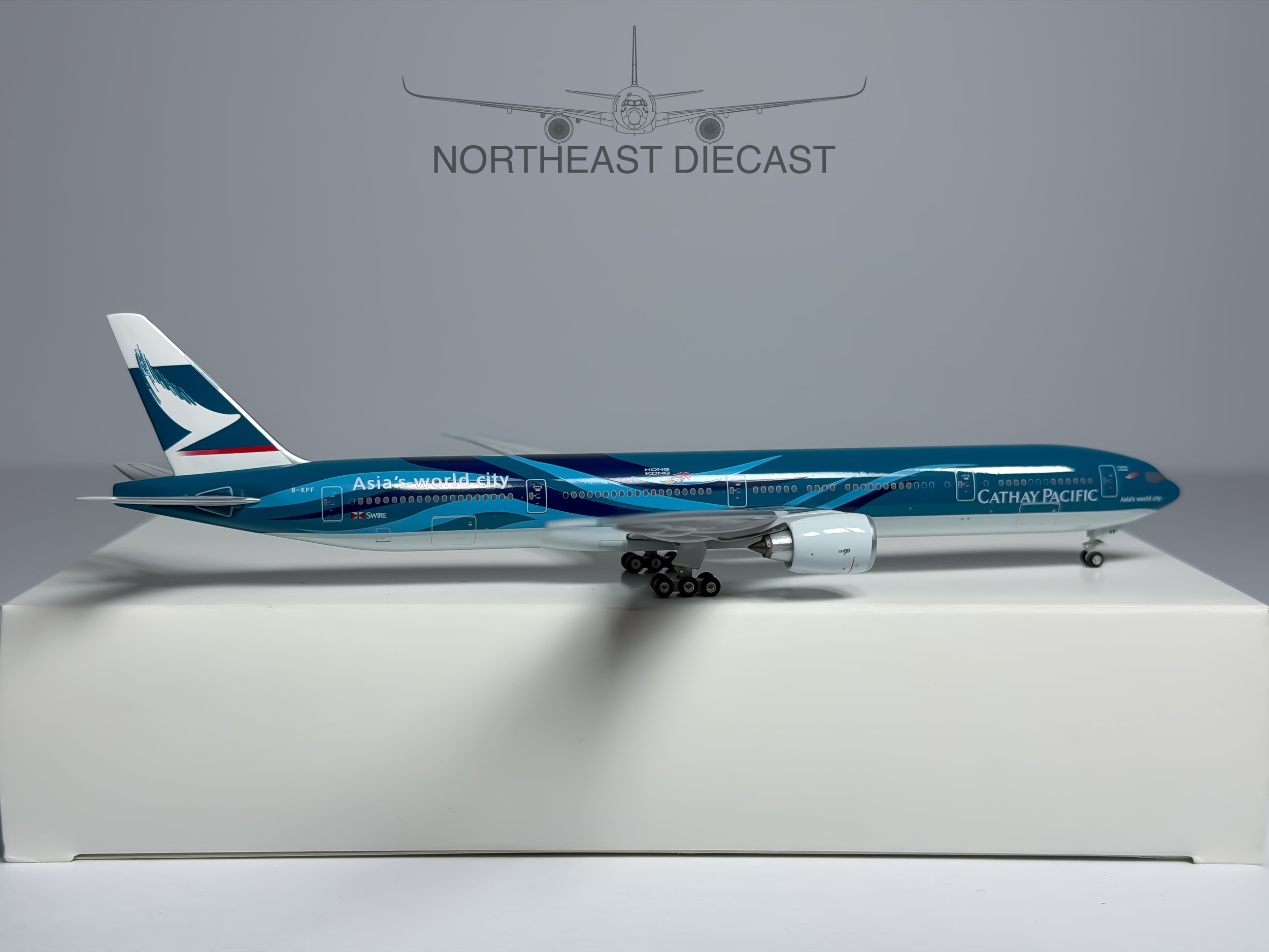Cathay Pacific Boeing 777-300ER 1:400 Gemini Jets B-KPF (GJBKPF)