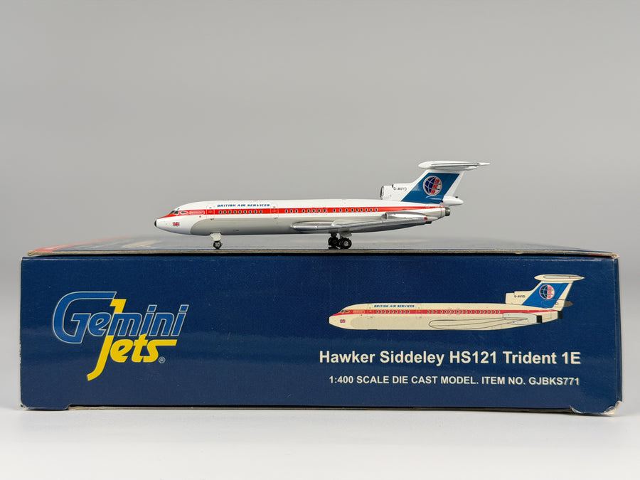 BKS Air Transport Hawker Siddeley HS-121 Trident 1:400 Gemini Jets G-AVYD (GJBKS771)