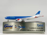 British Midland (BMI) Airbus A330-200 1:400 Gemini Jets G-WWBM (GJBMI368)