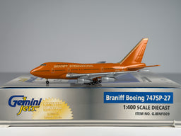 Braniff International Boeing 747SP 1:400 Gemini Jets N603BN (GJBNF009)