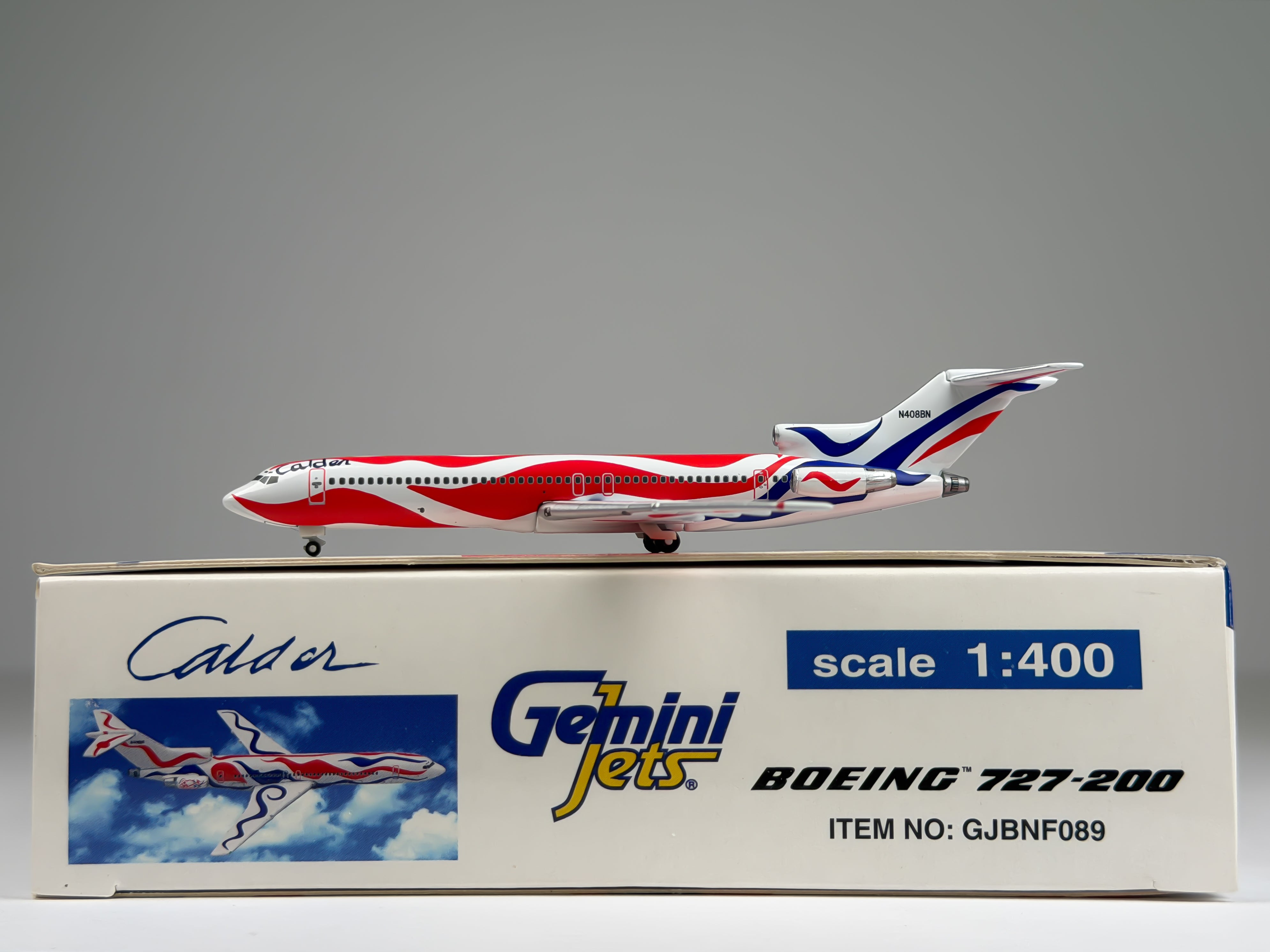Braniff International Boeing 727-200 1:400 Gemini Jets N408BN (GJBNF089)