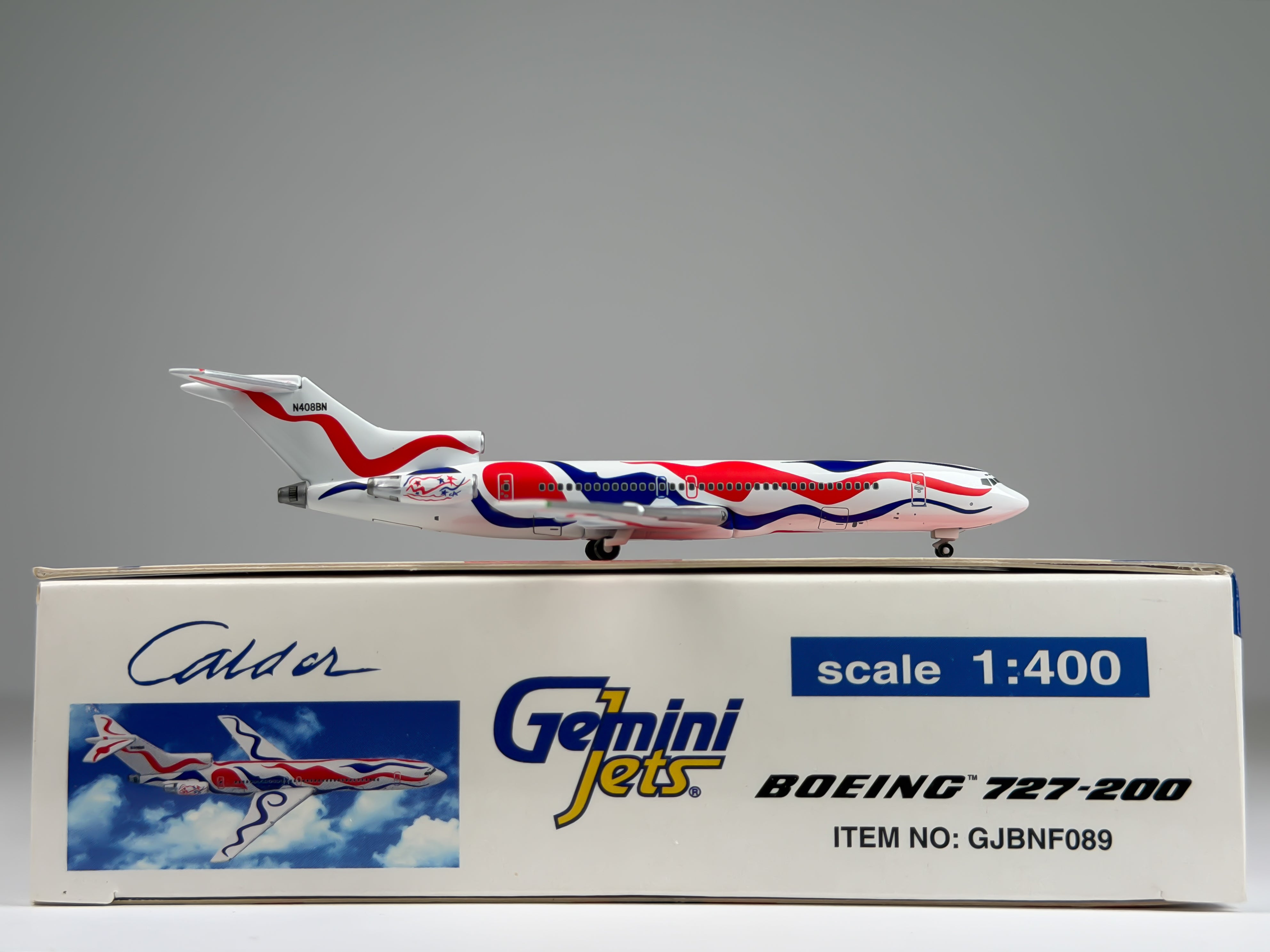 Braniff International Boeing 727-200 1:400 Gemini Jets N408BN (GJBNF089)