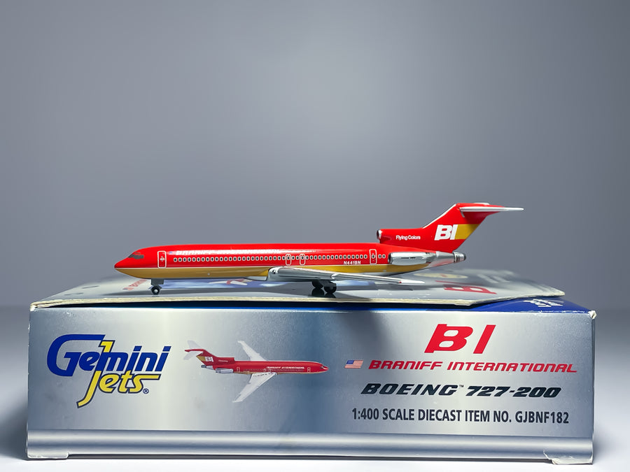 Braniff International Boeing 727-200 1:400 Gemini Jets N441BN (GJBNF182)