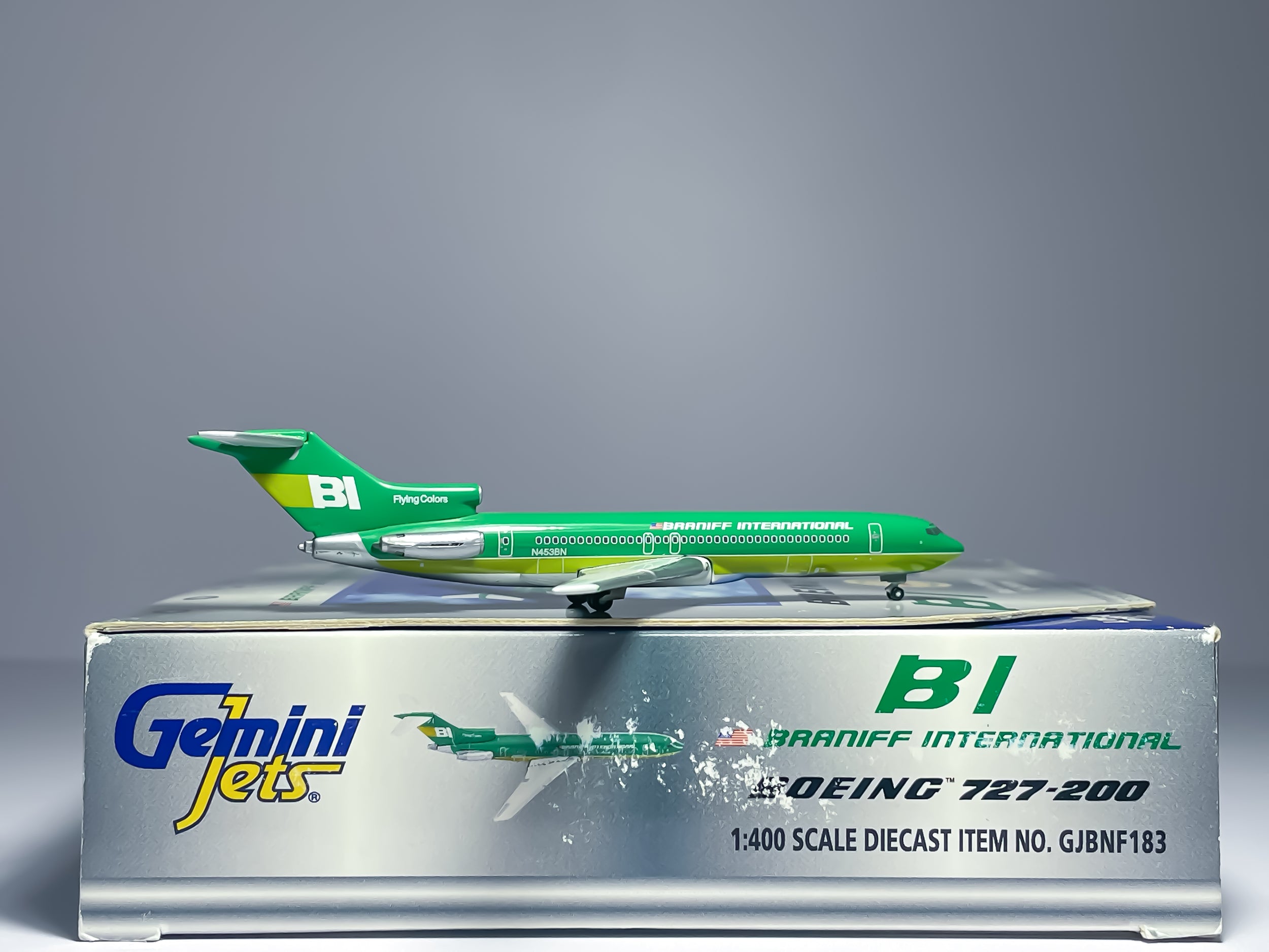 Braniff International Boeing 727-200 1:400 Gemini Jets N453BN (GJBNF183)