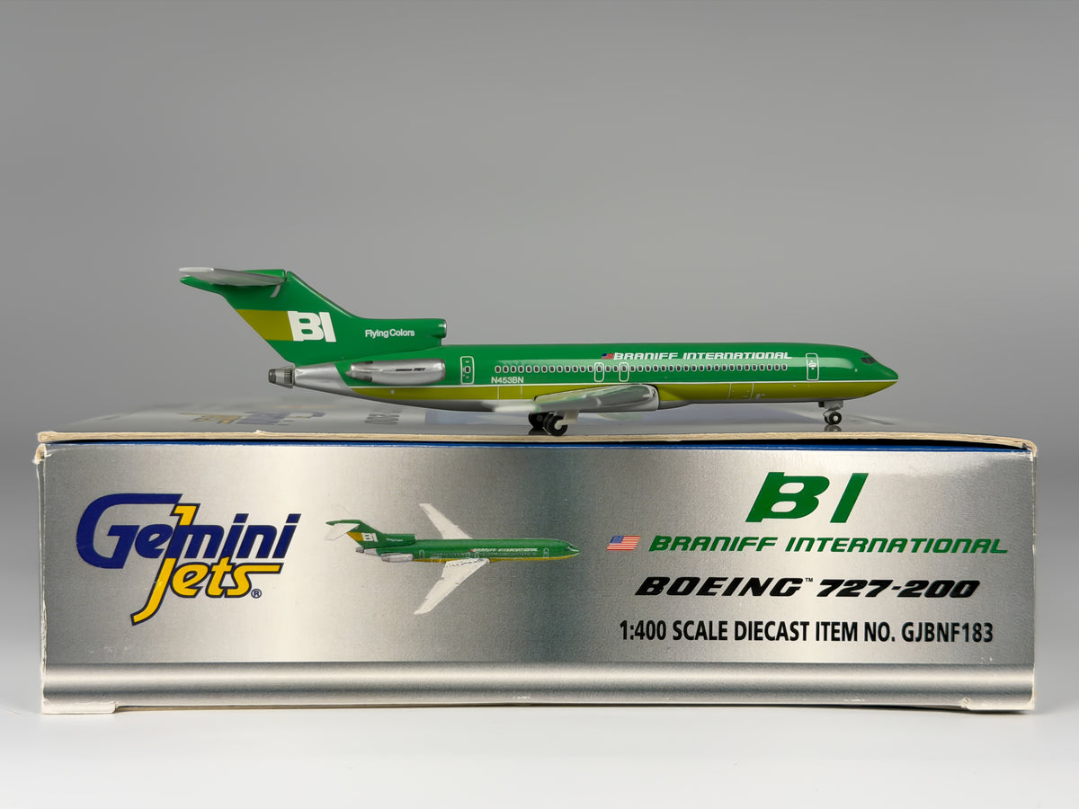 Braniff International Boeing 727-200 1:400 Gemini Jets N453BN (GJBNF183)