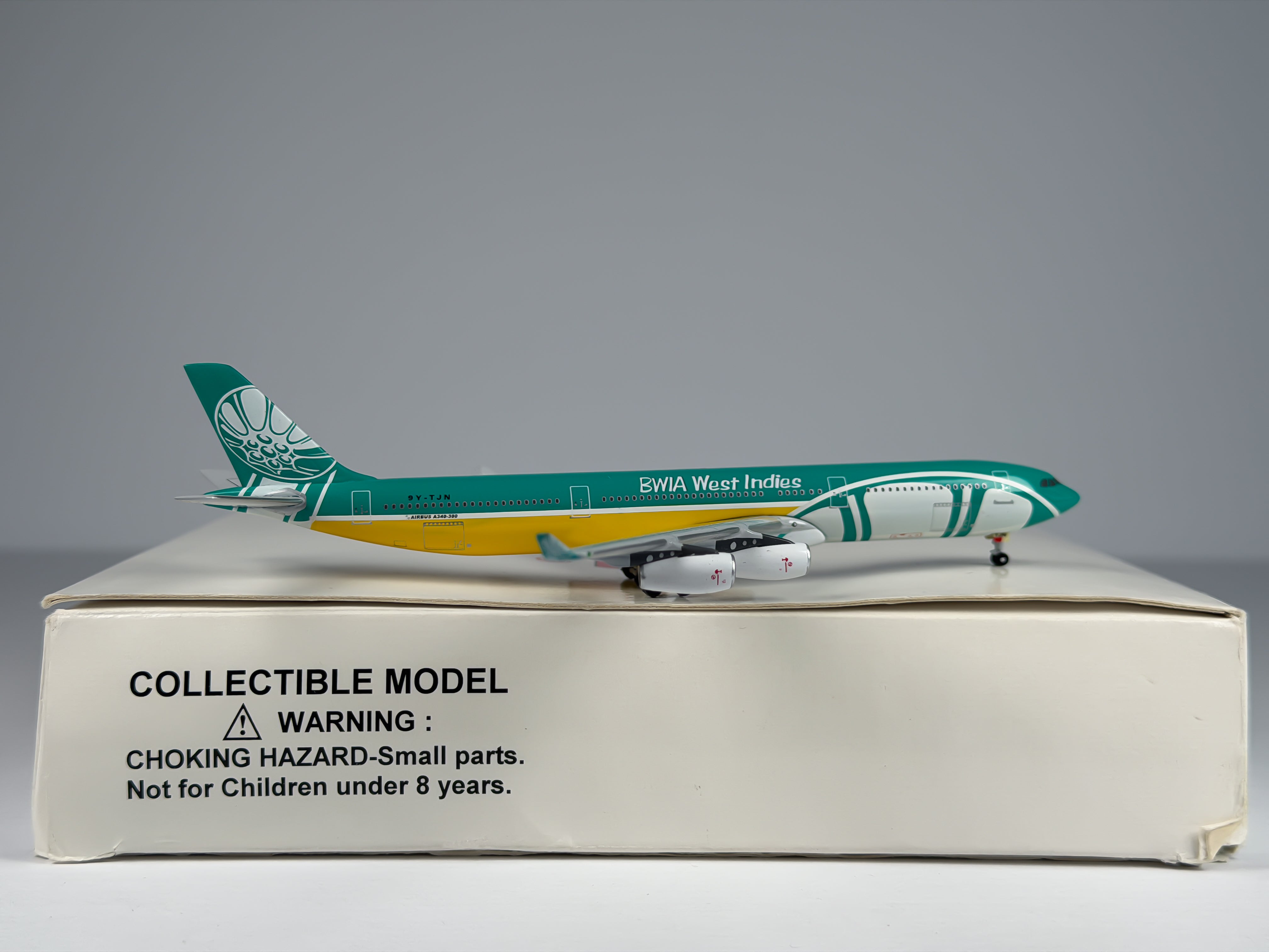 BWIA Airbus A340-300 1:400 Gemini Jets 9Y-TJN (GJBWA316)