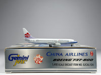 China Airlines Boeing 737-800 1:400 Gemini Jets B-18608 (GJCAL124)